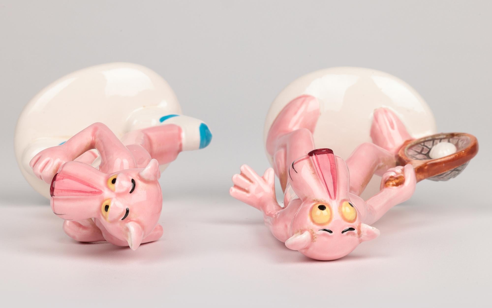 UAC Geoffrey Cinco Figuras Deportivas Vintage Pantera Rosa finales del siglo XX en venta