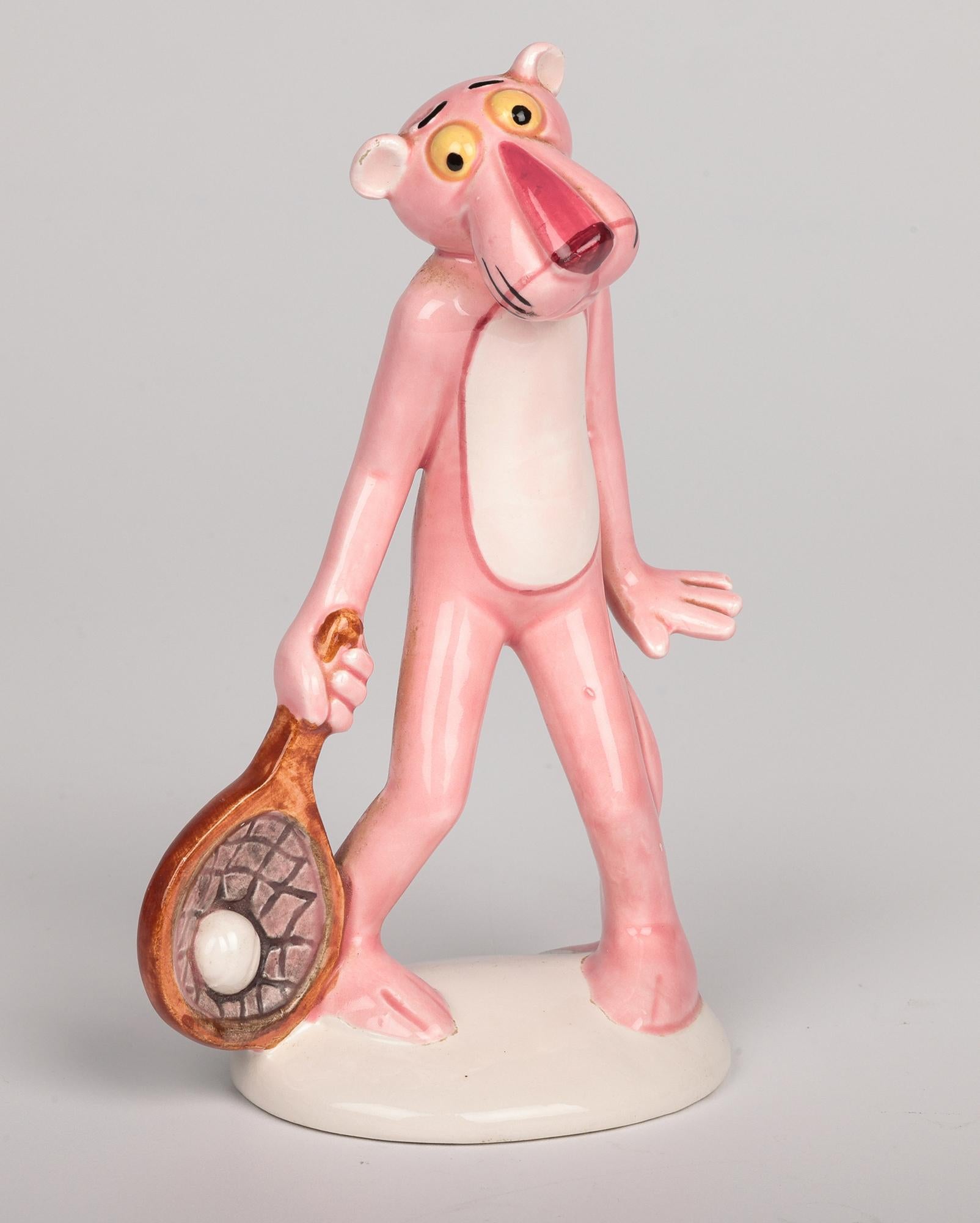 UAC Geoffrey Cinco Figuras Deportivas Vintage Pantera Rosa Porcelana en venta