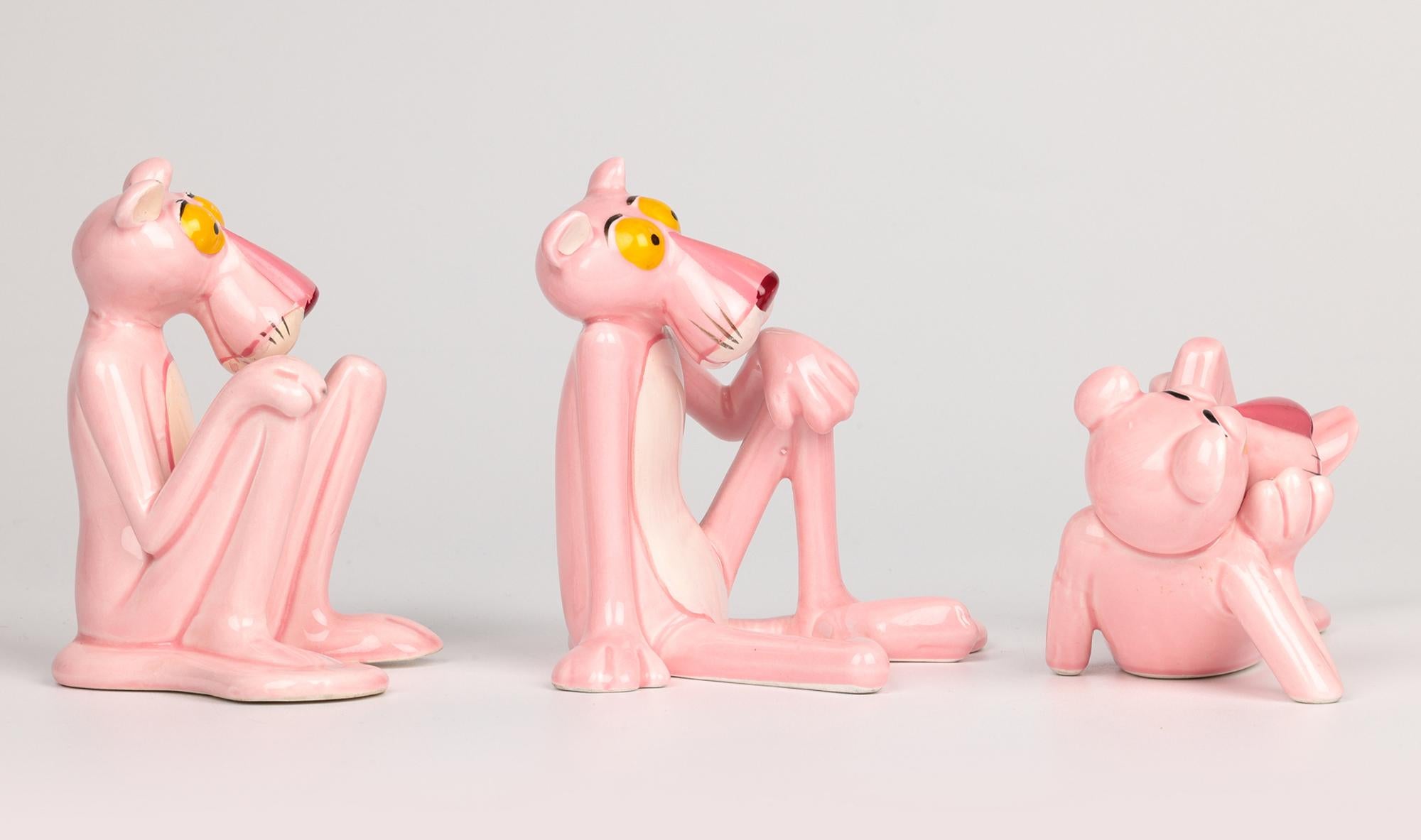 UAC Geoffrey Tres Figuras Sentadas Vintage Pantera Rosa en venta 6