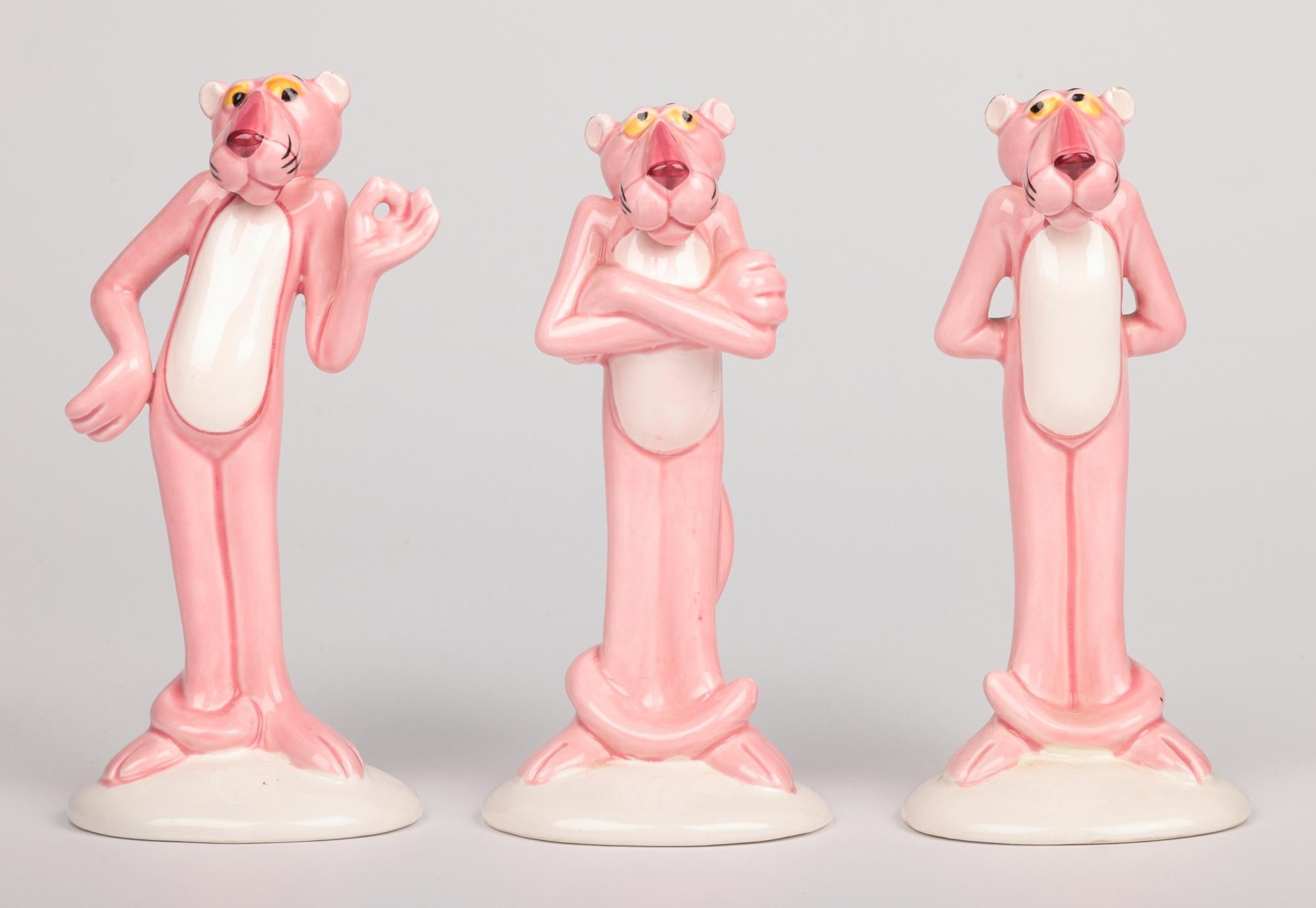 UAC Geoffrey Tres Figuras de Actitud de Pie Vintage Pantera Rosa en Bueno estado para la venta en Bishop's Stortford, Hertfordshire