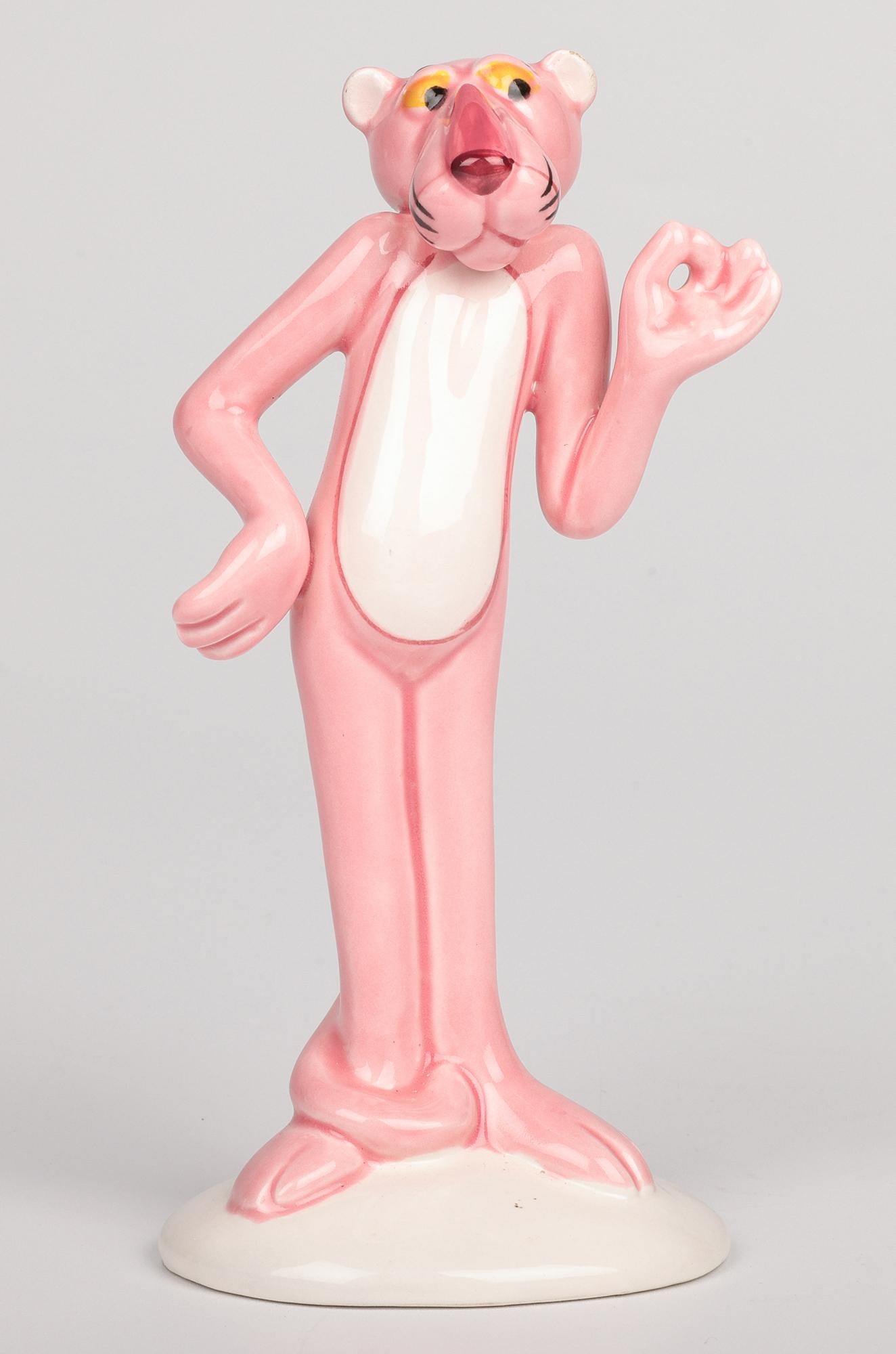 UAC Geoffrey Tres Figuras de Actitud de Pie Vintage Pantera Rosa finales del siglo XX en venta