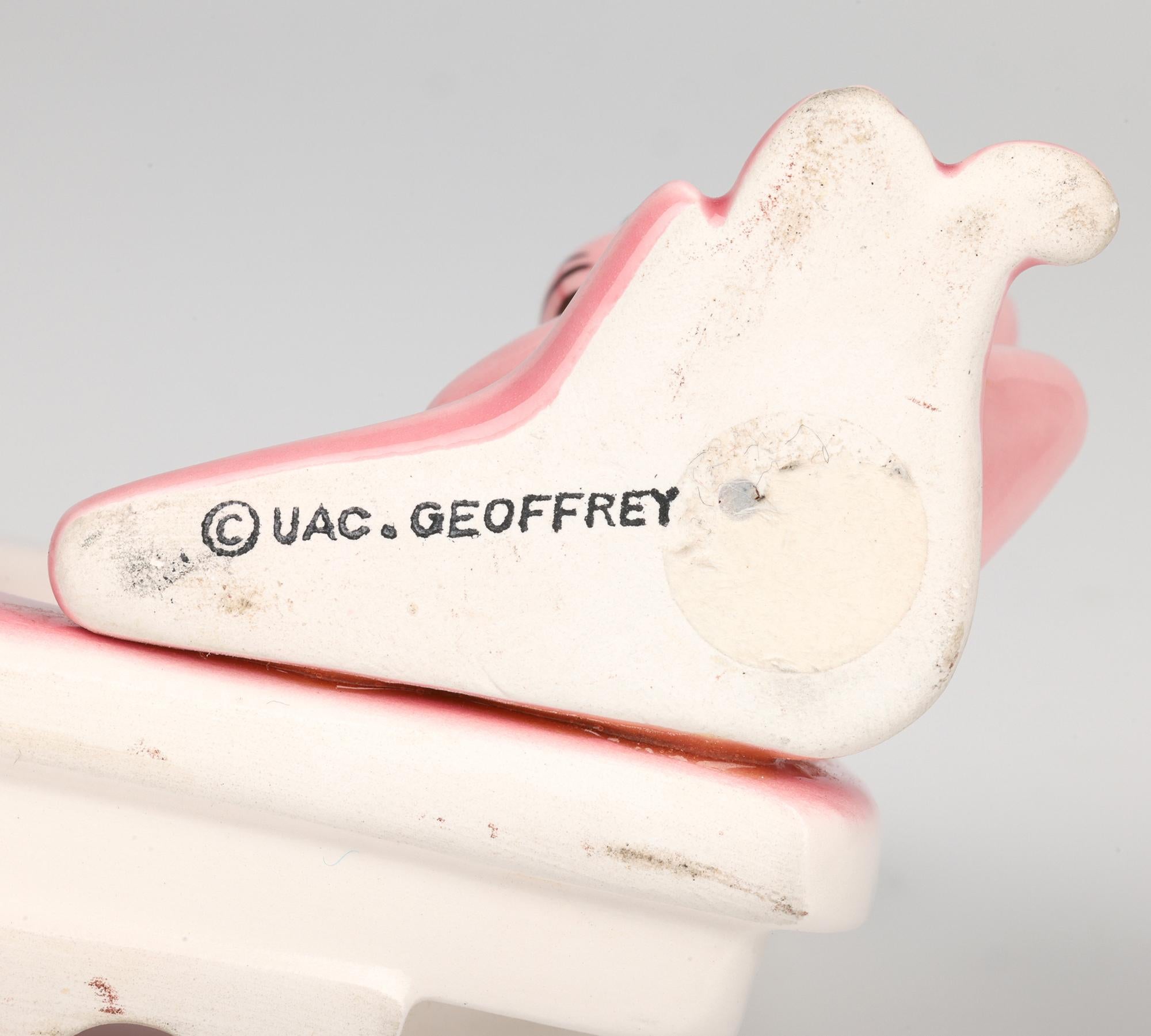 Marco de cerámica UAC Geoffrey Vintage Pantera Rosa Japonesa en venta 6