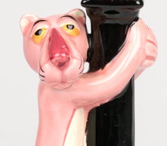 UAC Geoffrey Vintage Pink Panther Hugging a Lamp Post Figure