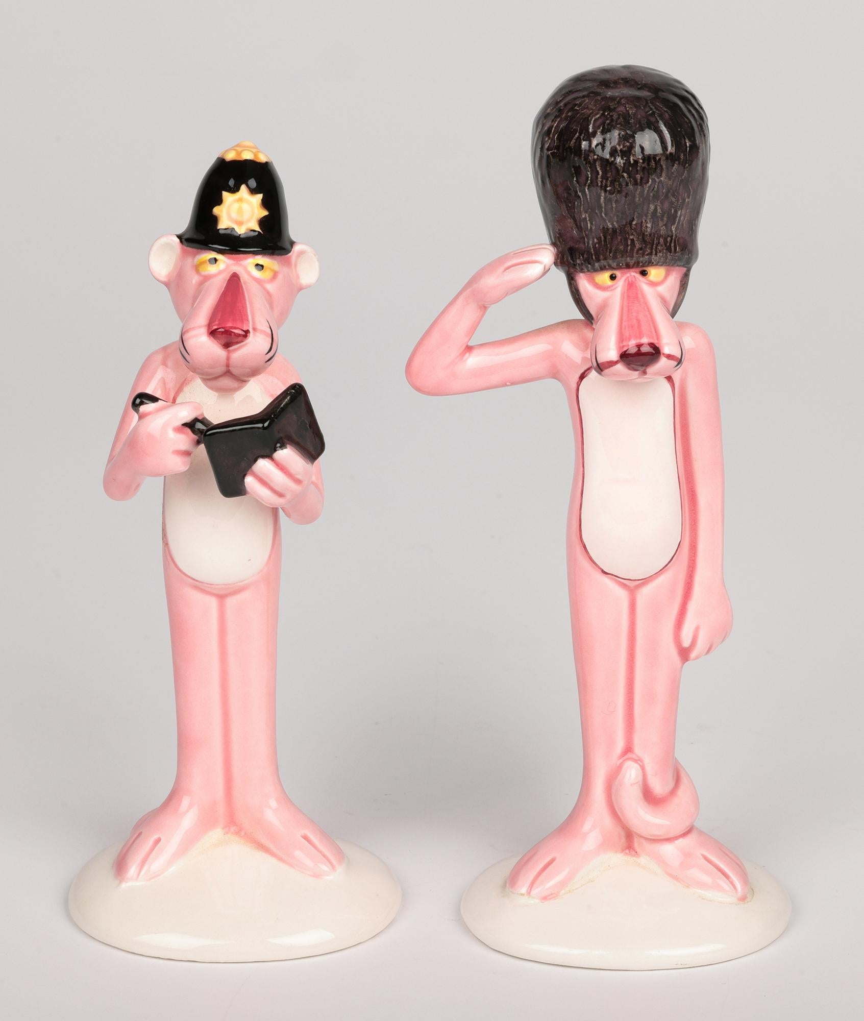 UAC Geoffrey Vintage Pink Panther Soldier and Policeman Figures For Sale 2