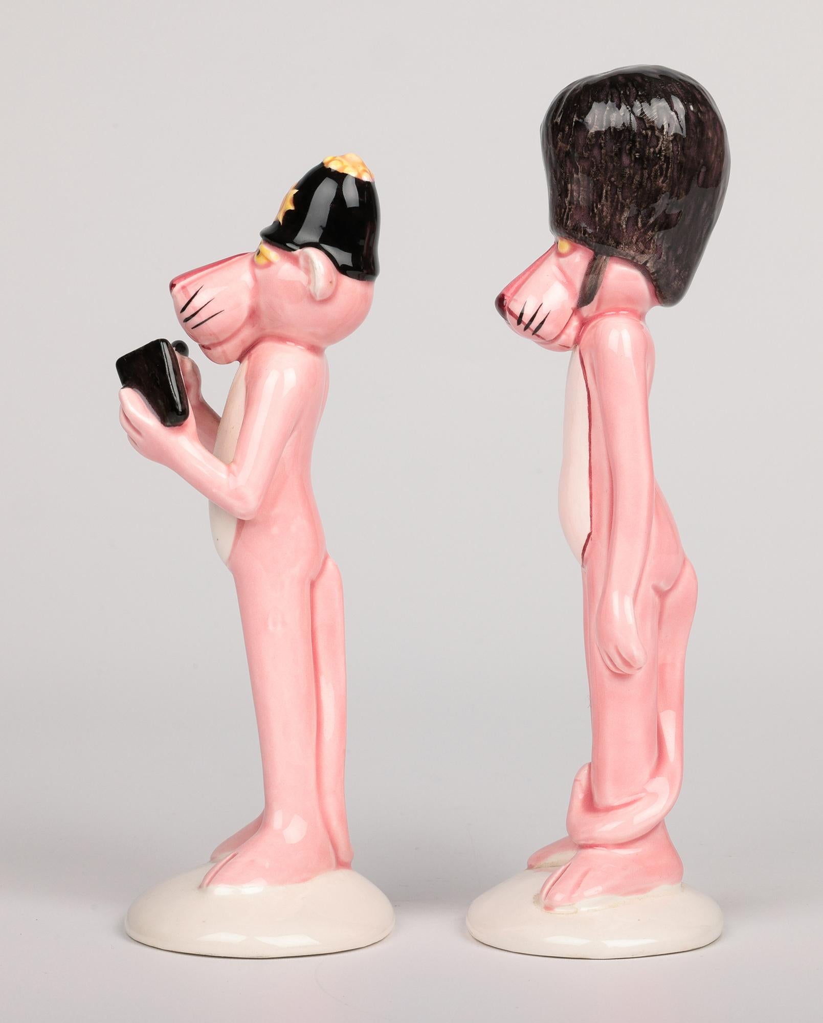 UAC Geoffrey Vintage Pink Panther Soldier and Policeman Figures For Sale 4