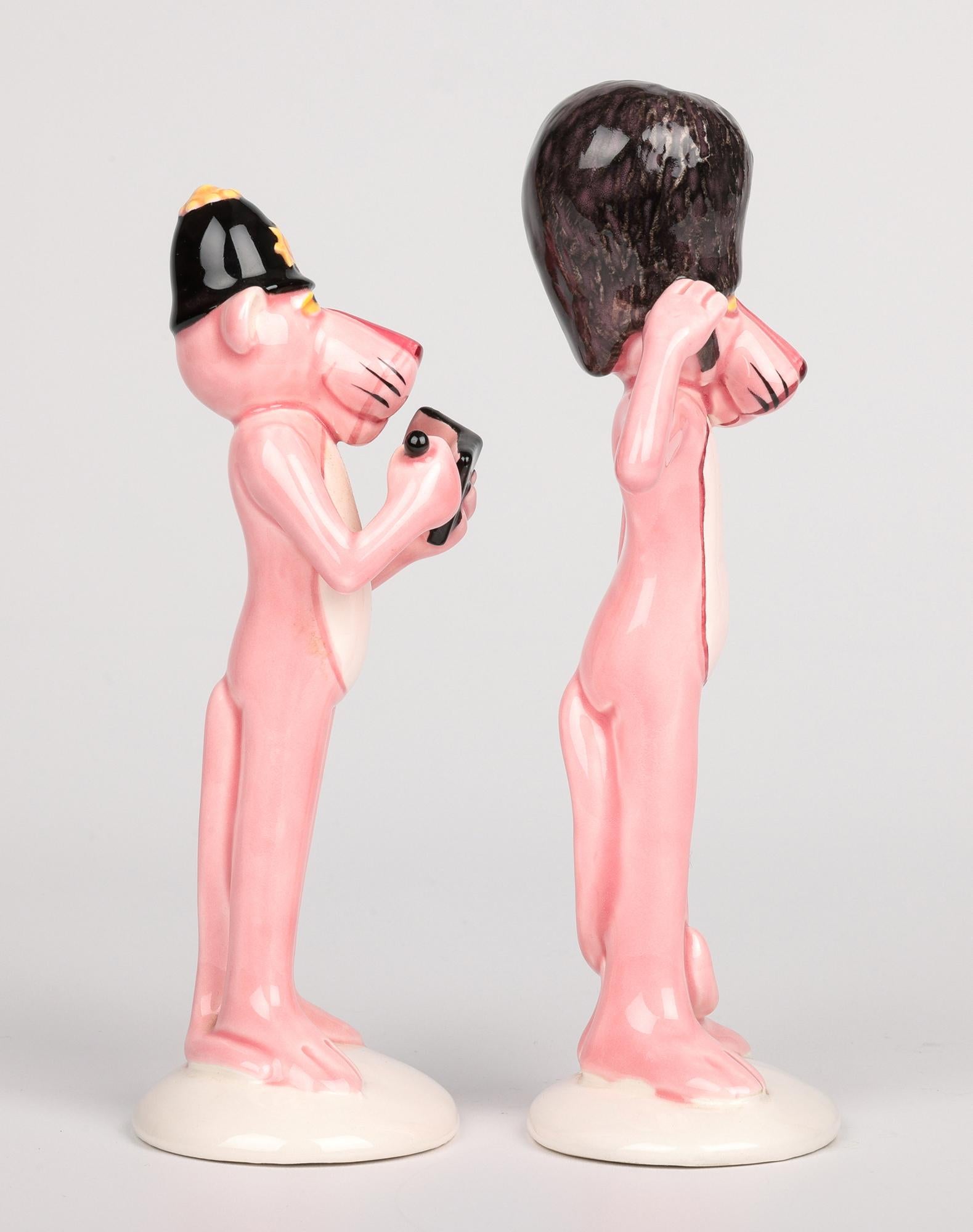 UAC Geoffrey Vintage Pink Panther Soldier and Policeman Figures For Sale 5