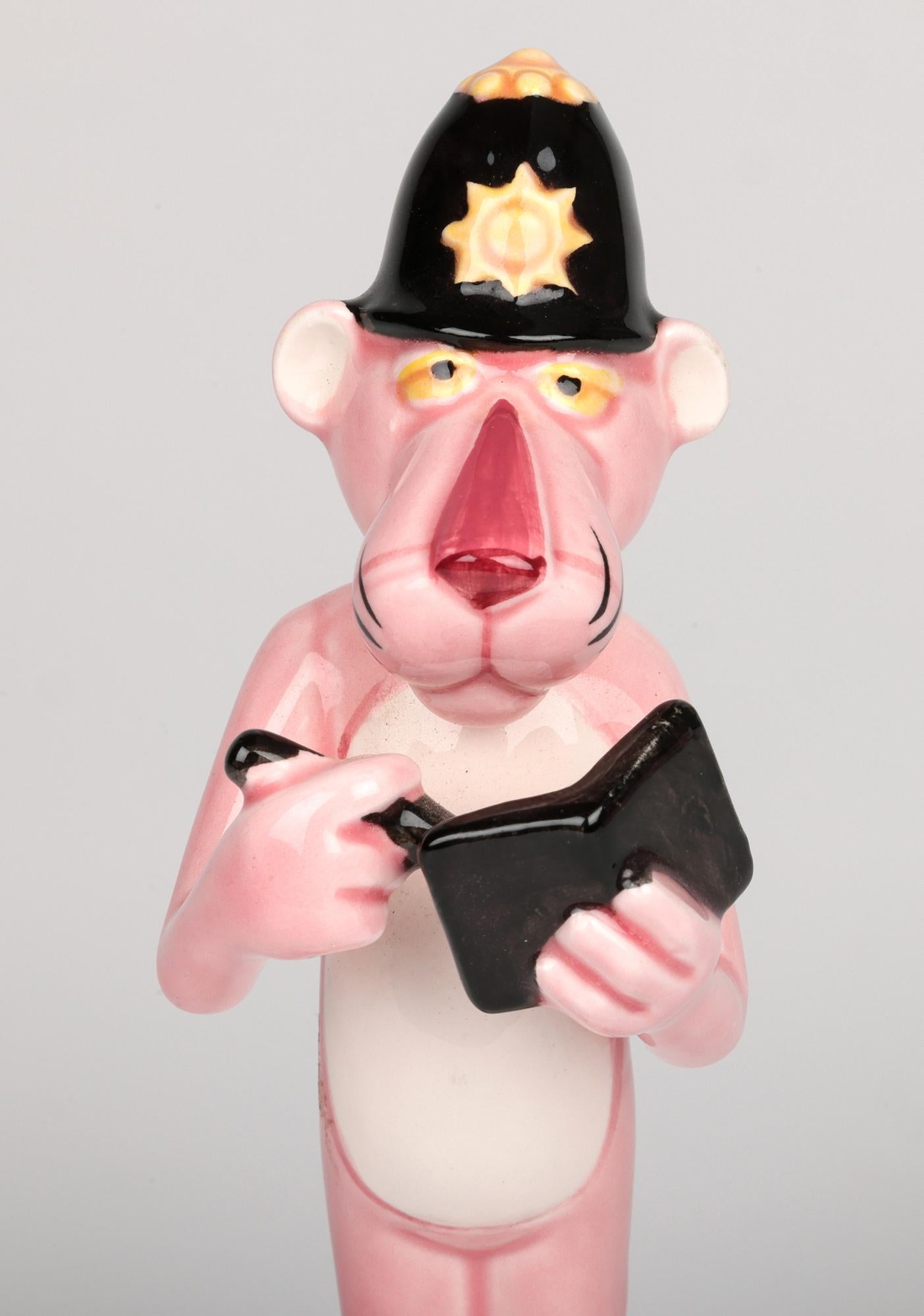 Modern UAC Geoffrey Vintage Pink Panther Soldier and Policeman Figures For Sale