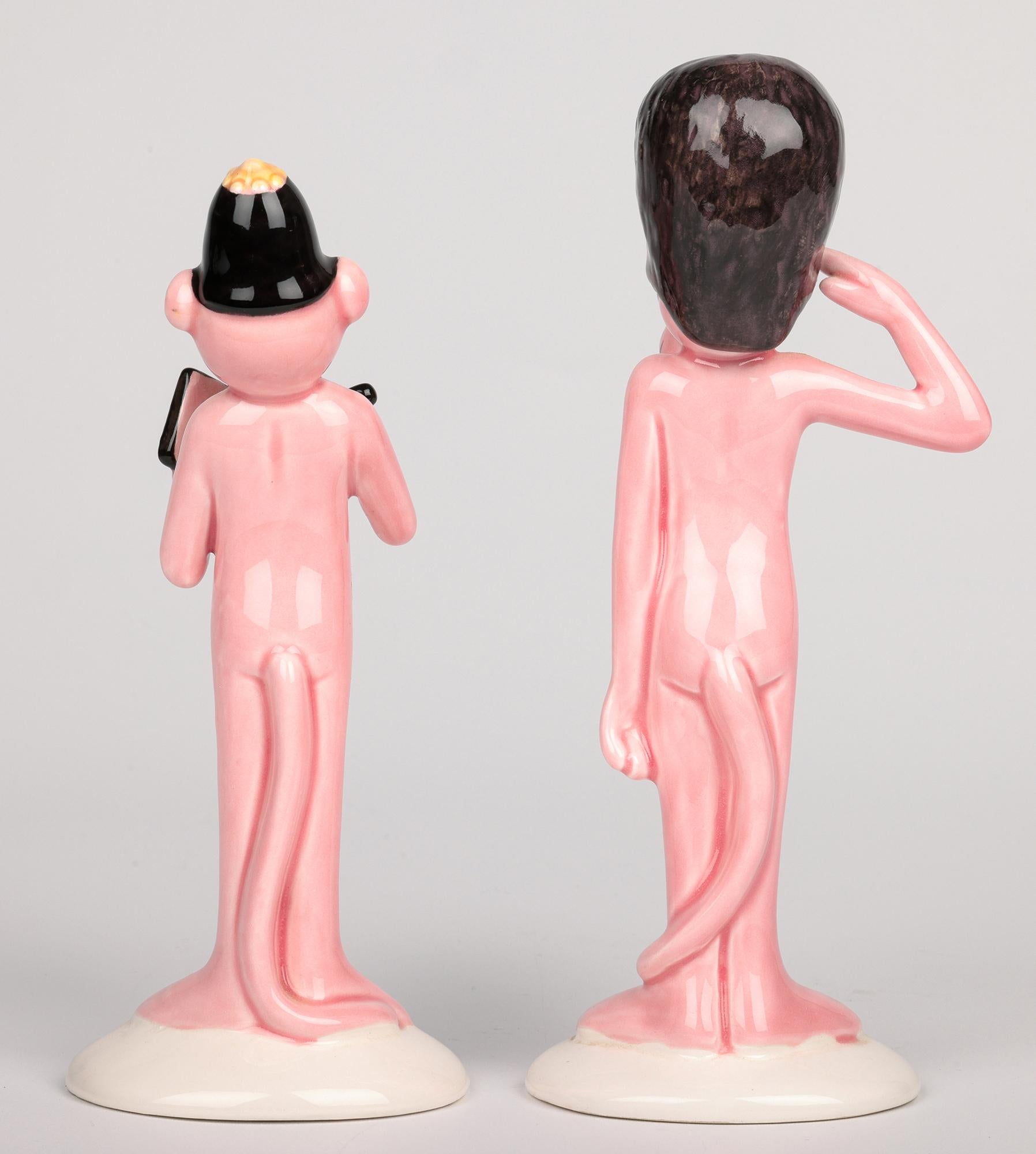 UAC Geoffrey Vintage Pink Panther Soldier and Policeman Figures For Sale 1