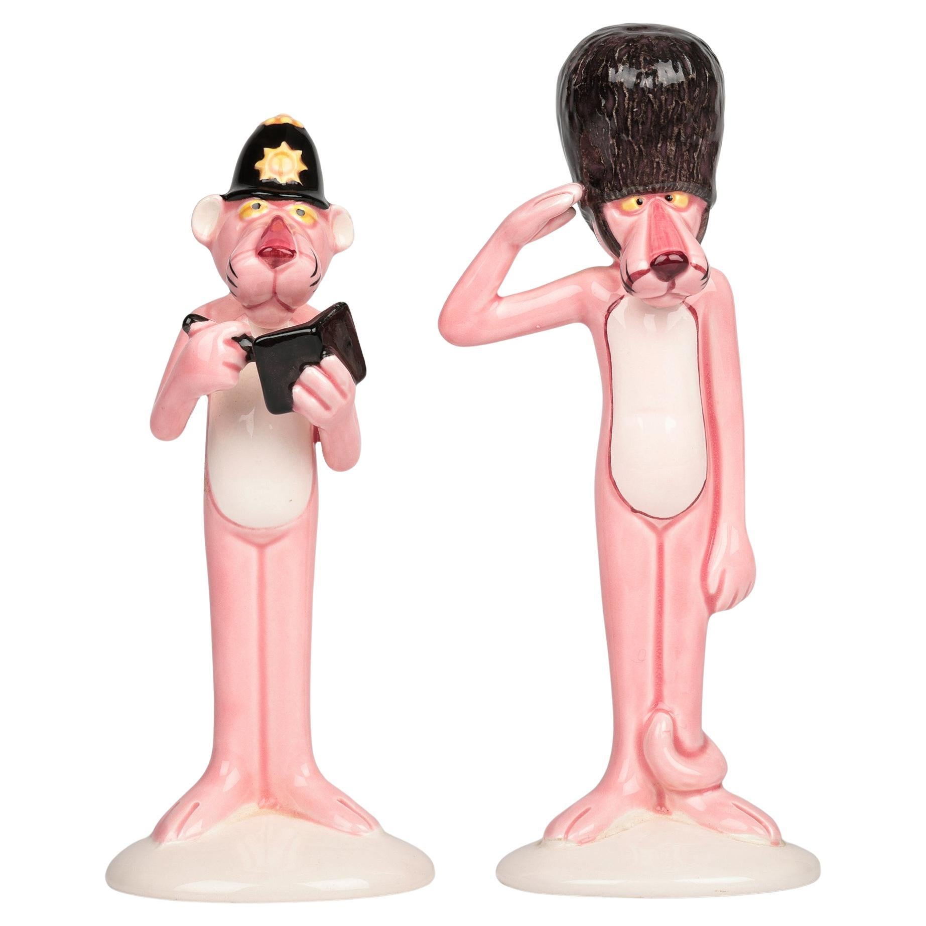 UAC Geoffrey Vintage Figuras de soldado y policía de la Pantera Rosa