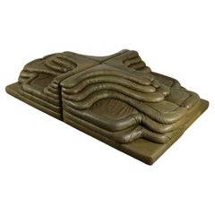 Ubald Klug DS-1025 Terrazza juego completo de sofás para De Sede Suiza años 70