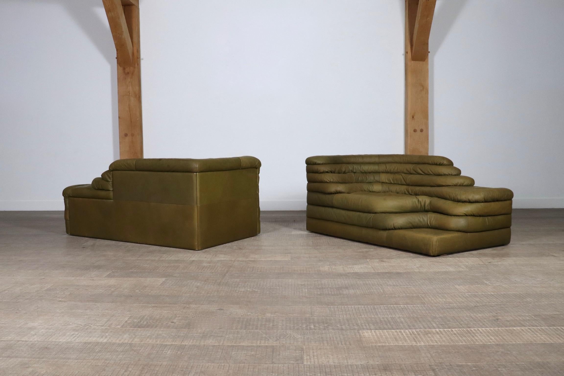Ubald Klug DS-1025 ‘Terrazza’ Sofa For De Sede, Switzerland 1970s 5