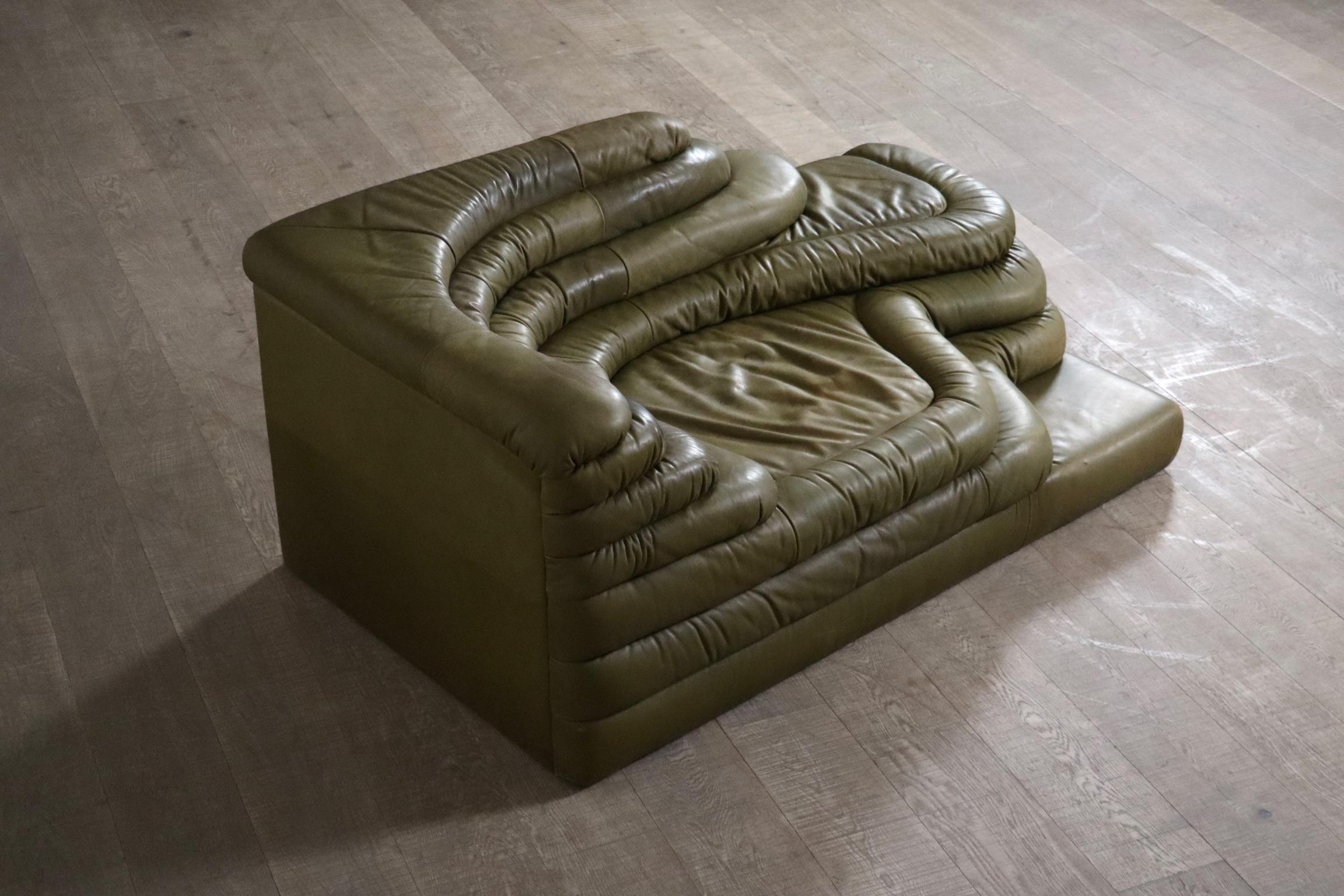 Ubald Klug DS-1025 ‘Terrazza’ Sofa For De Sede, Switzerland 1970s 8