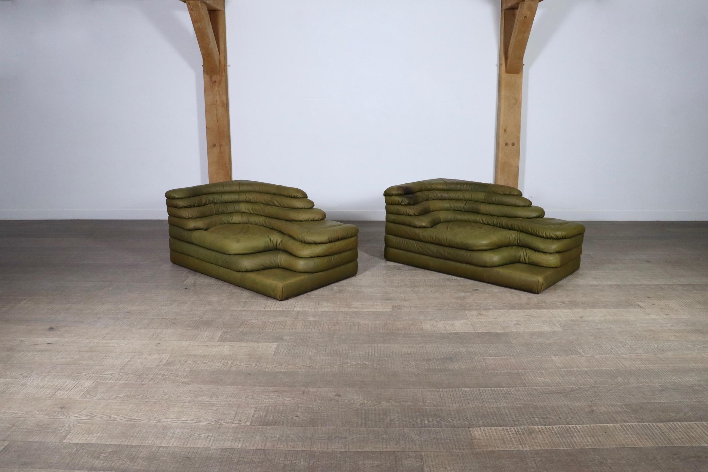 Ubald Klug DS-1025 ‘Terrazza’ Sofa For De Sede, Switzerland 1970s In Good Condition In ABCOUDE, UT