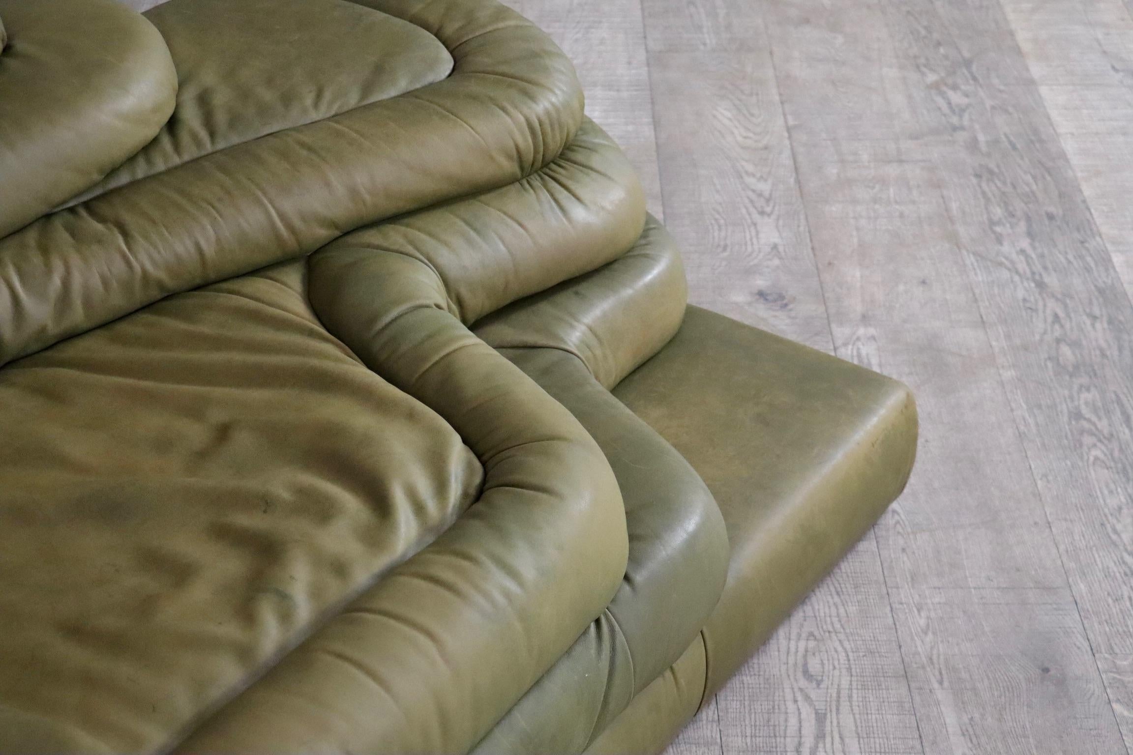 Ubald Klug DS-1025 ‘Terrazza’ Sofa For De Sede, Switzerland 1970s 3