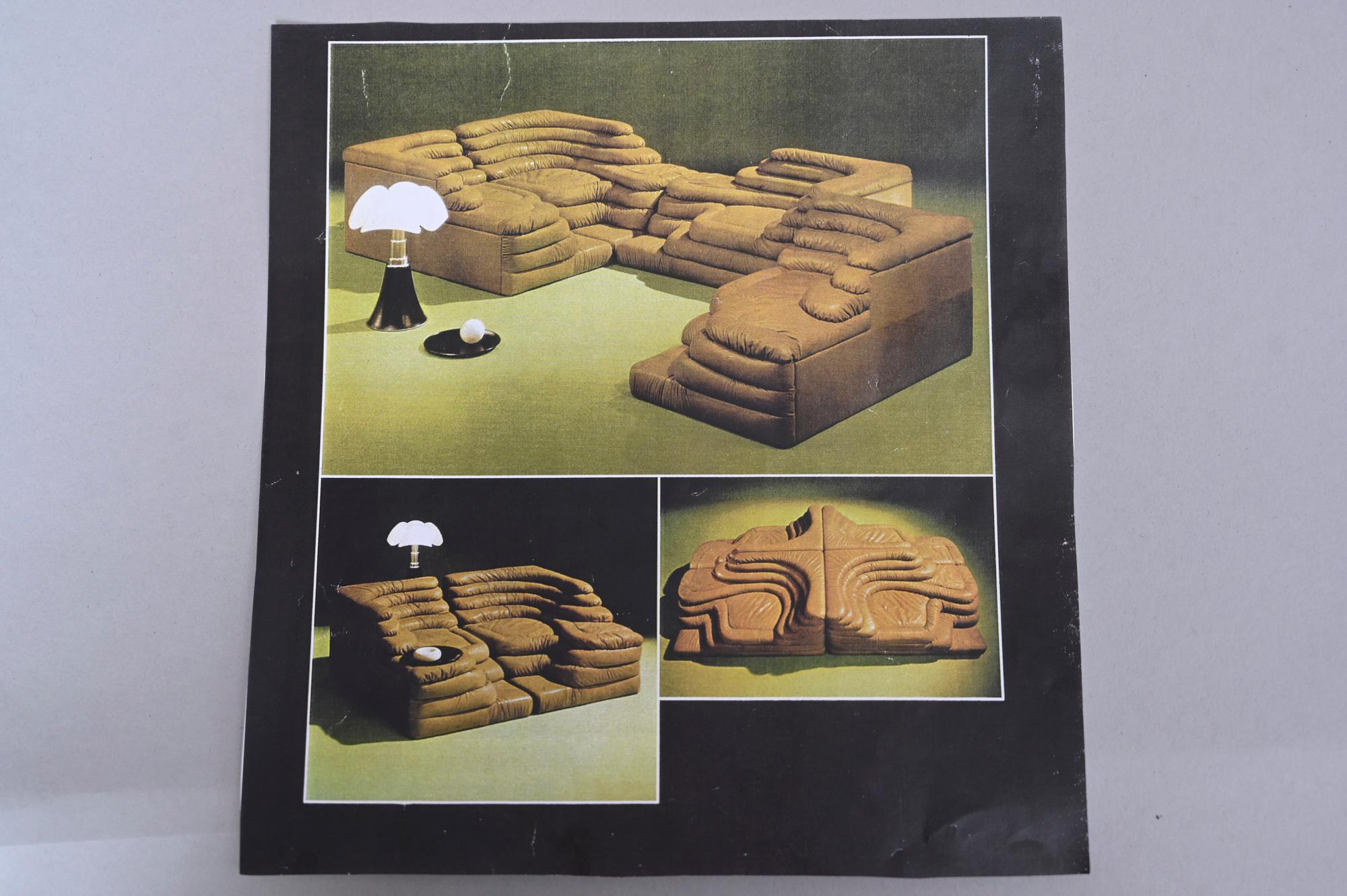 Ubald Klug for De Sede Set of Five 'Terrazza' Landscapes 8