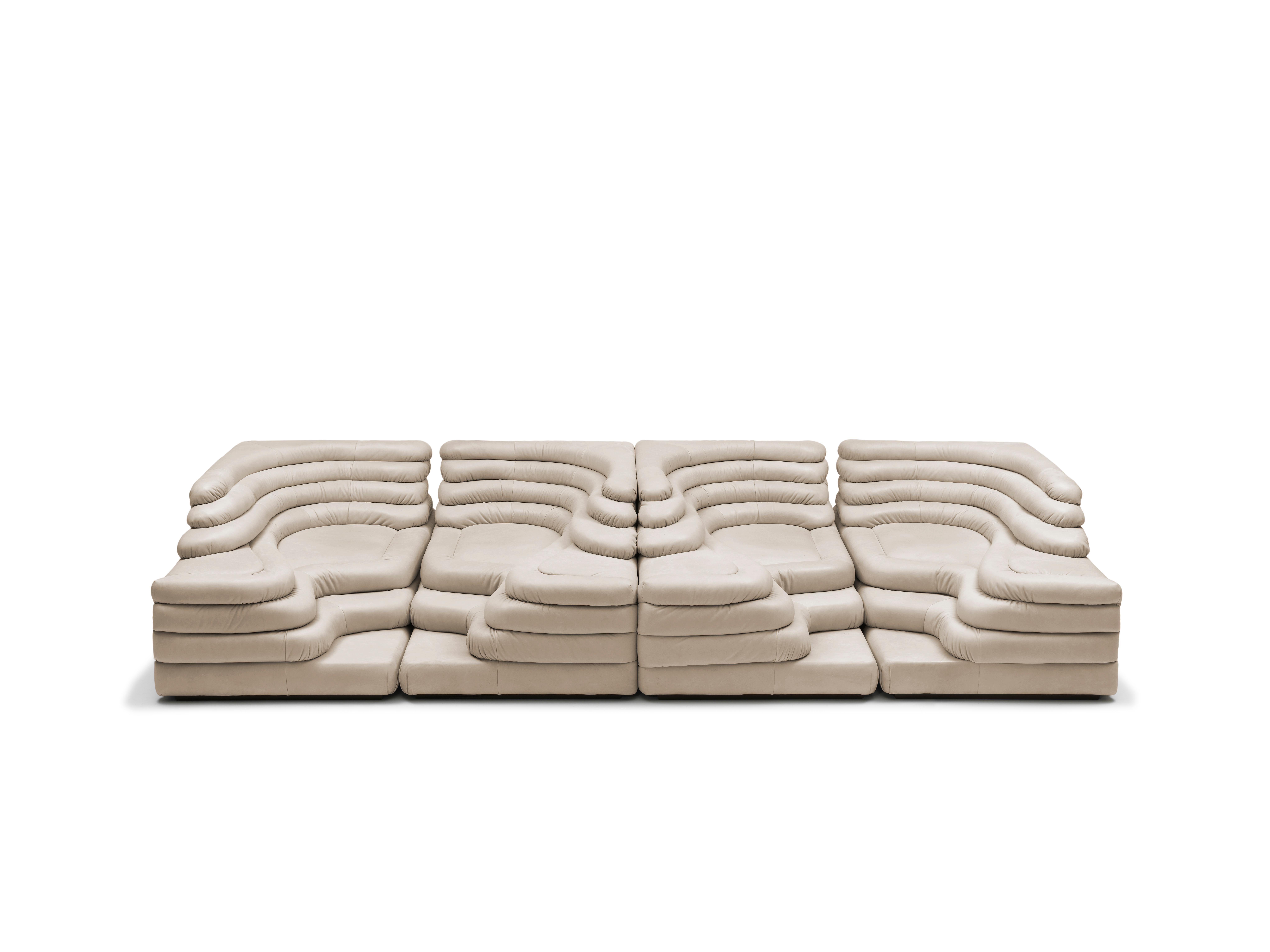 Swiss Ubald Klug Iconic 'Terrazza' Sofa Island for De Sede For Sale