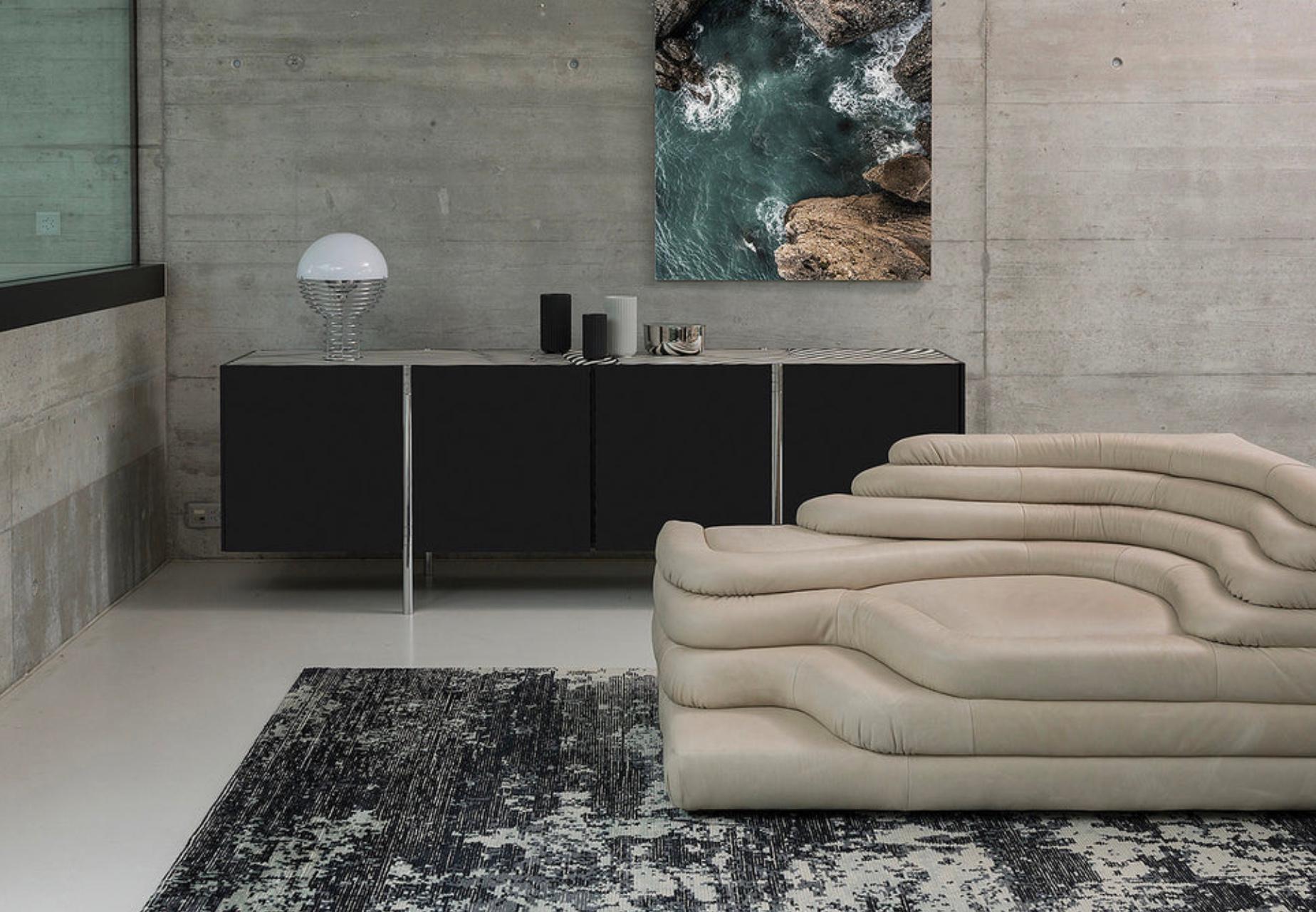 Leather Ubald Klug Iconic 'Terrazza' Sofa Island for De Sede For Sale