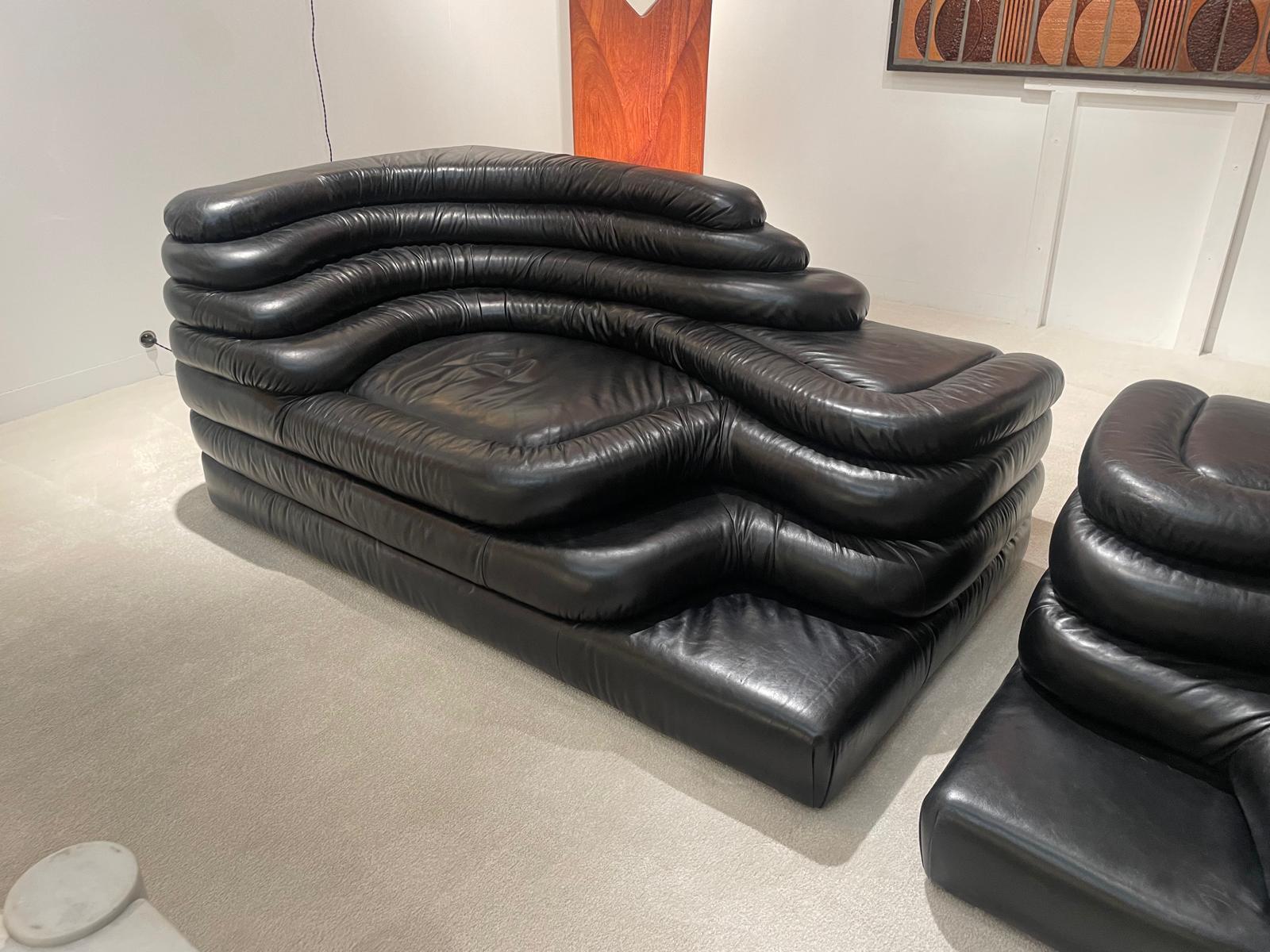 Mid-Century Modern Ubald Klug, Sofa Terrazza De Sede edition, 1970