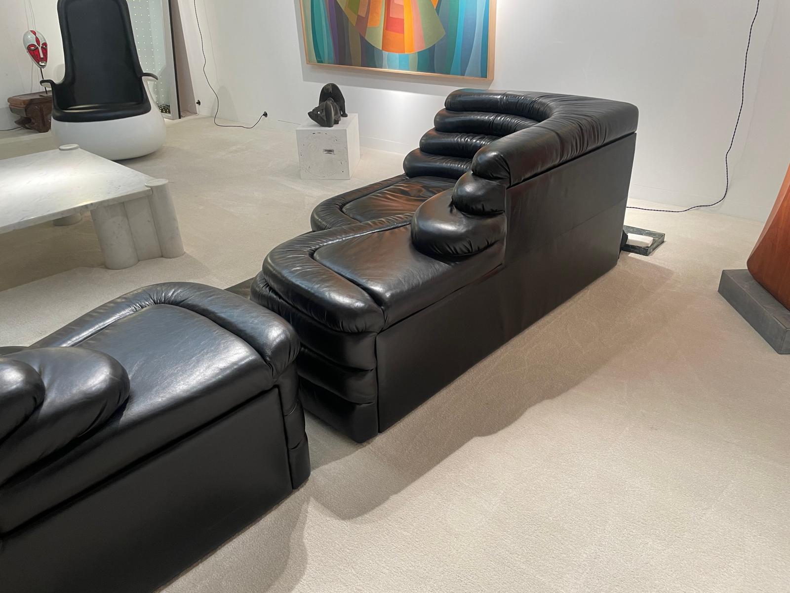 20th Century Ubald Klug, Sofa Terrazza De Sede edition, 1970