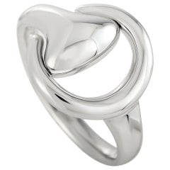 Ubaldi Fusion 18 Karat White Gold Horsebit/Horseshoe Ring