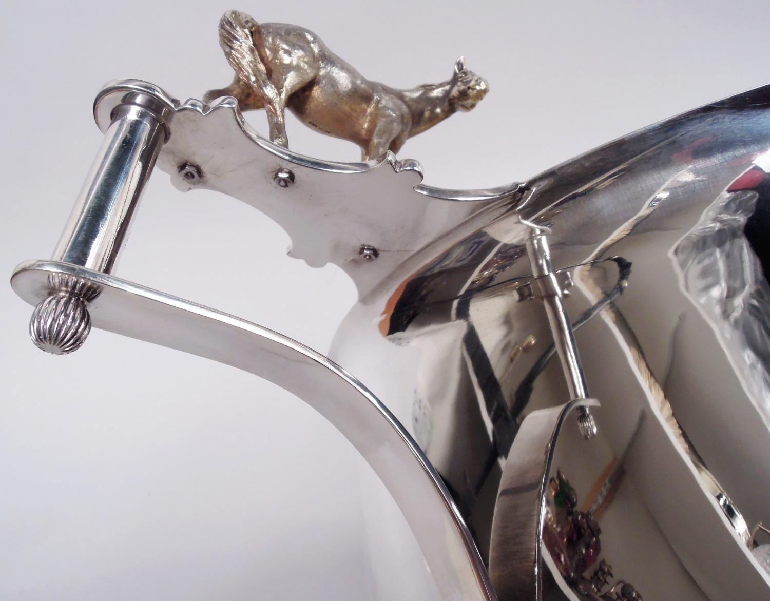 Ubaldo Vitali Große Contemporary Classical Horse Trophy Schale im Zustand „Gut“ im Angebot in New York, NY