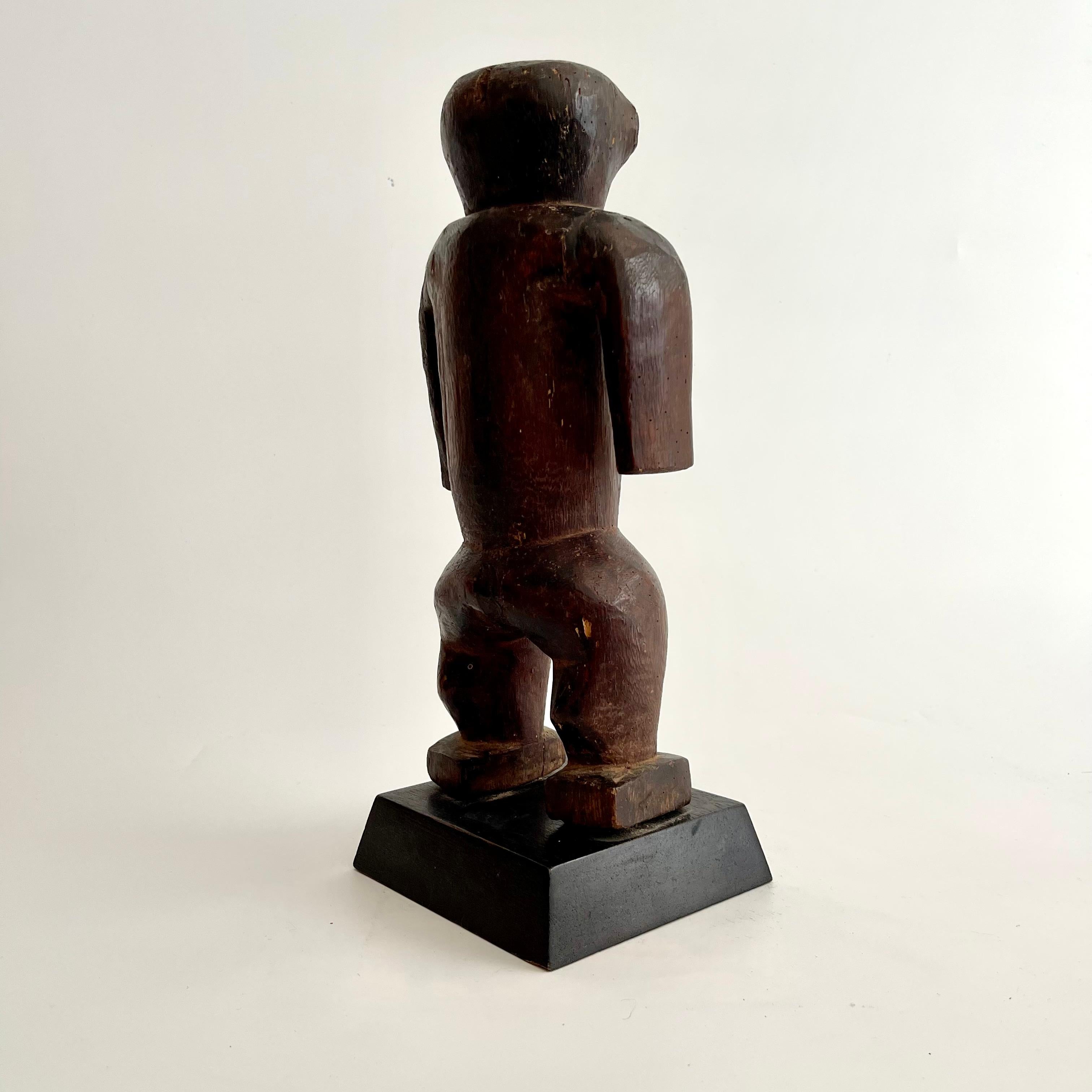 African Ubangian Female Statue Late 19th Century For Sale