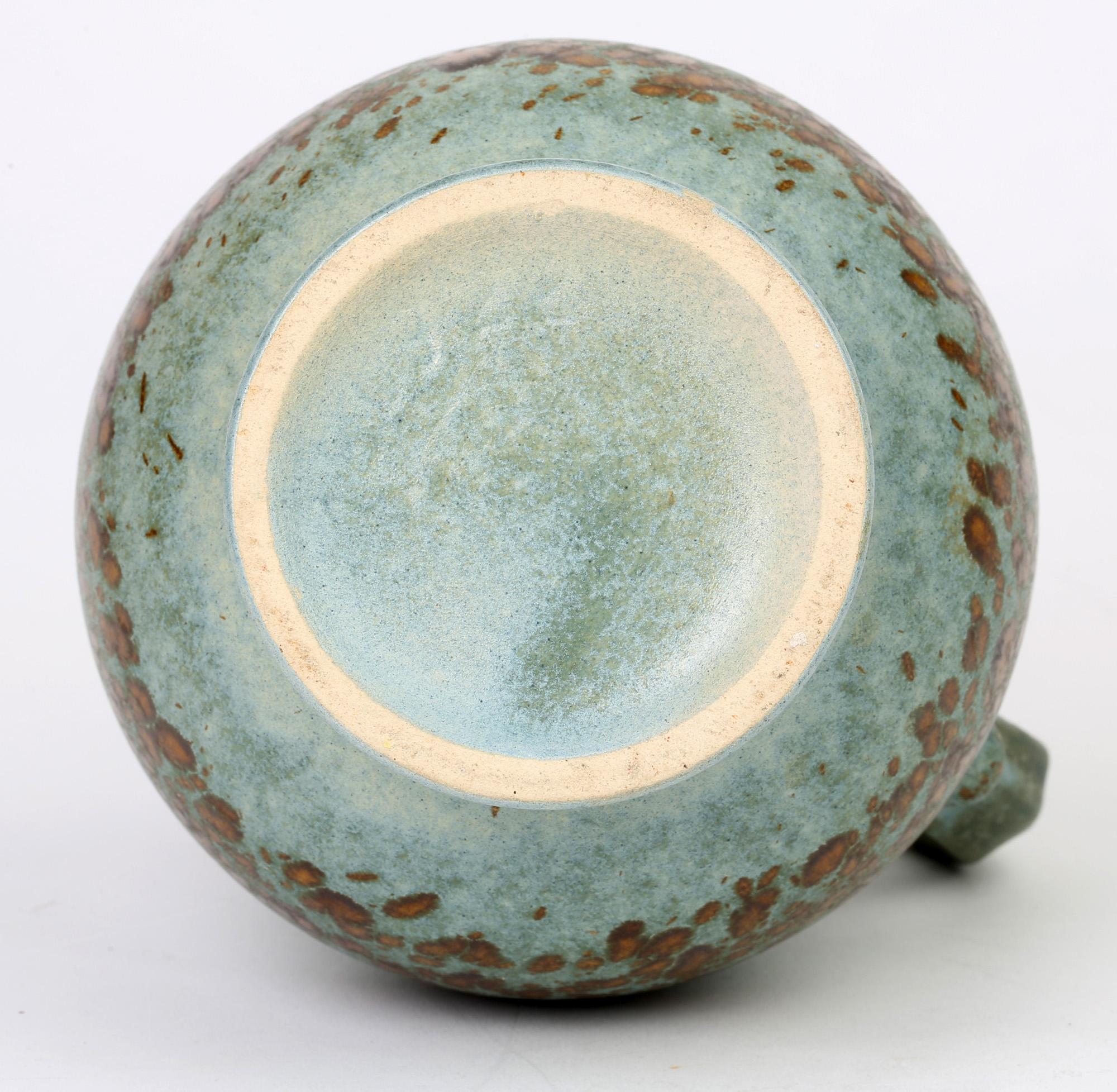Mid-20th Century Ubelacker West German Midcentury Art Pottery Handled Vase