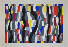 Arlequin -  Impression sérigraphie d'Uberto Maria Casotti - 1971