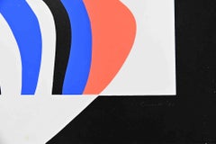 Waves Colored - Sérigraphie originale d'Uberto Maria Casotti - 1971