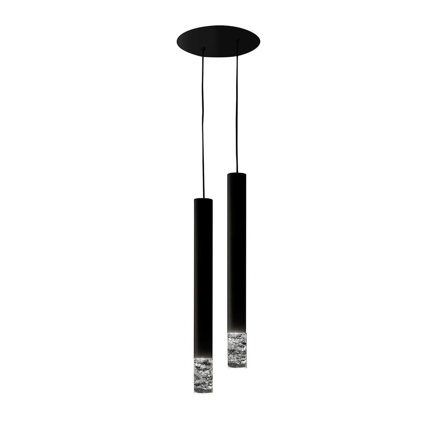 Ubi Black 2 Light Pendant Lamp Ubi Black 2 Light Pendant Lamp