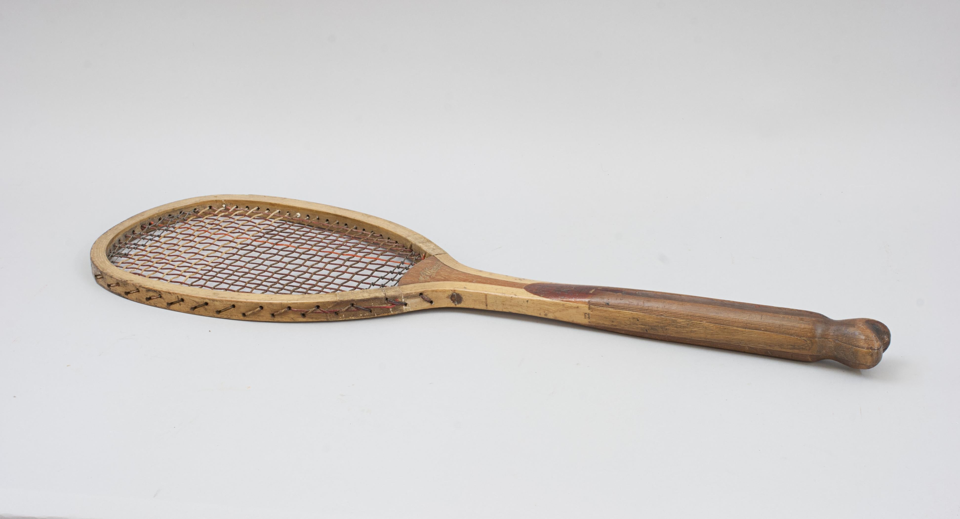 20th Century Ubique Fishtail Lawn Tennis Racket For Sale
