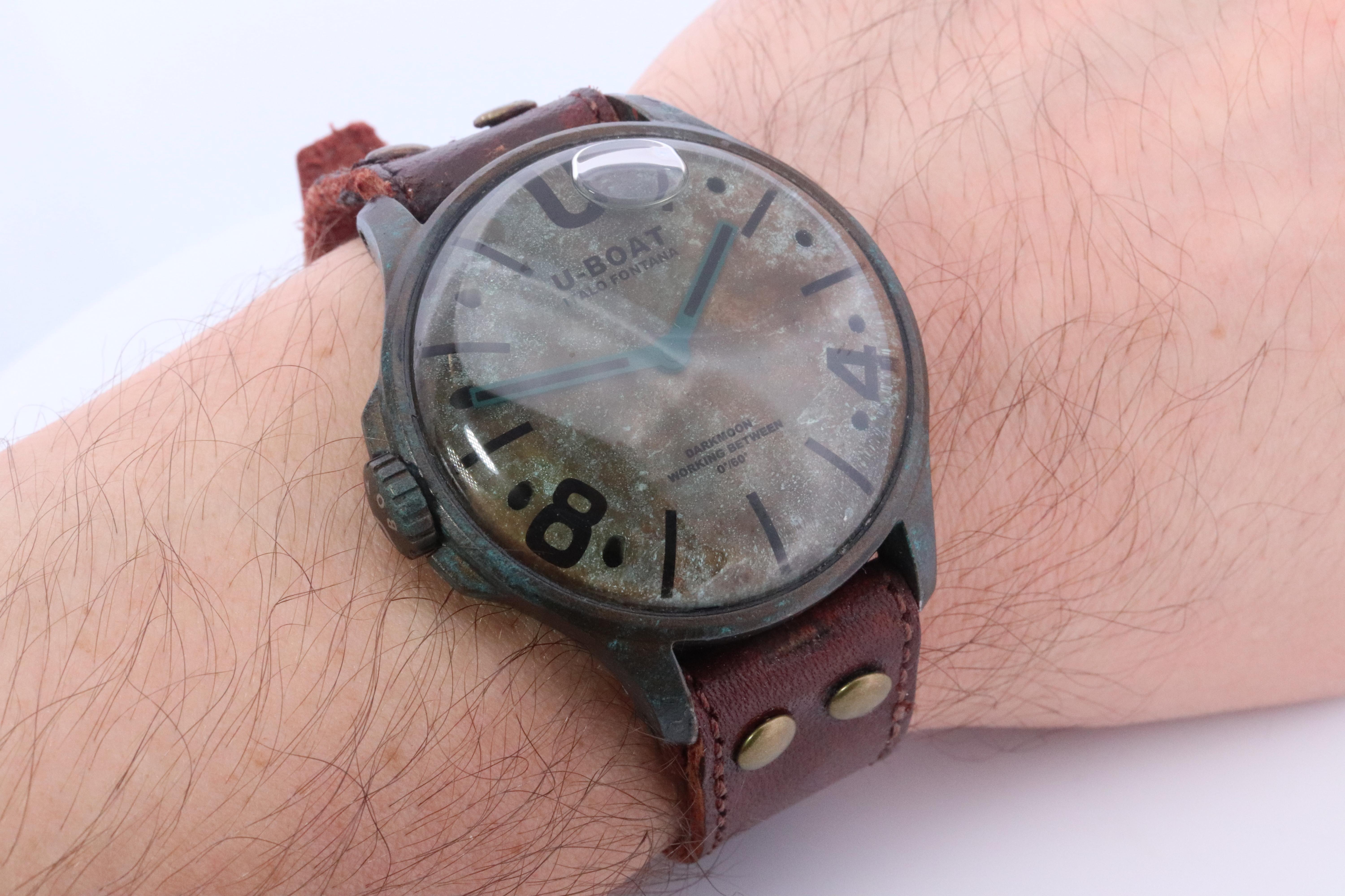 UBOAT Mens Watch. U-Boat Capsoil Darkmoon Unico. Italo Fontana PREOWNED! For Sale 6