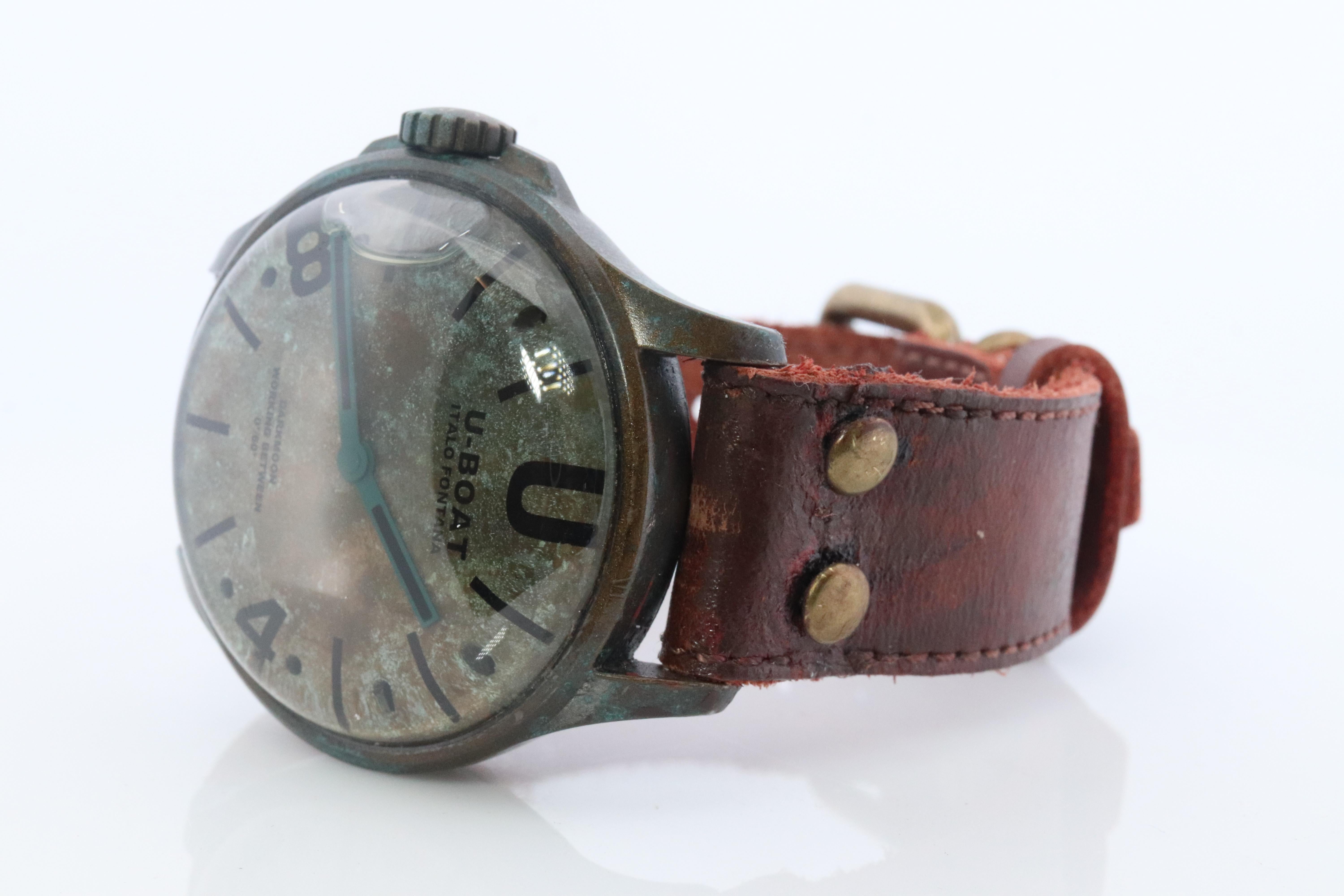 UBOAT Mens Watch. U-Boat Capsoil Darkmoon Unico. Italo Fontana PREOWNED! In Good Condition For Sale In Port Charlotte, FL
