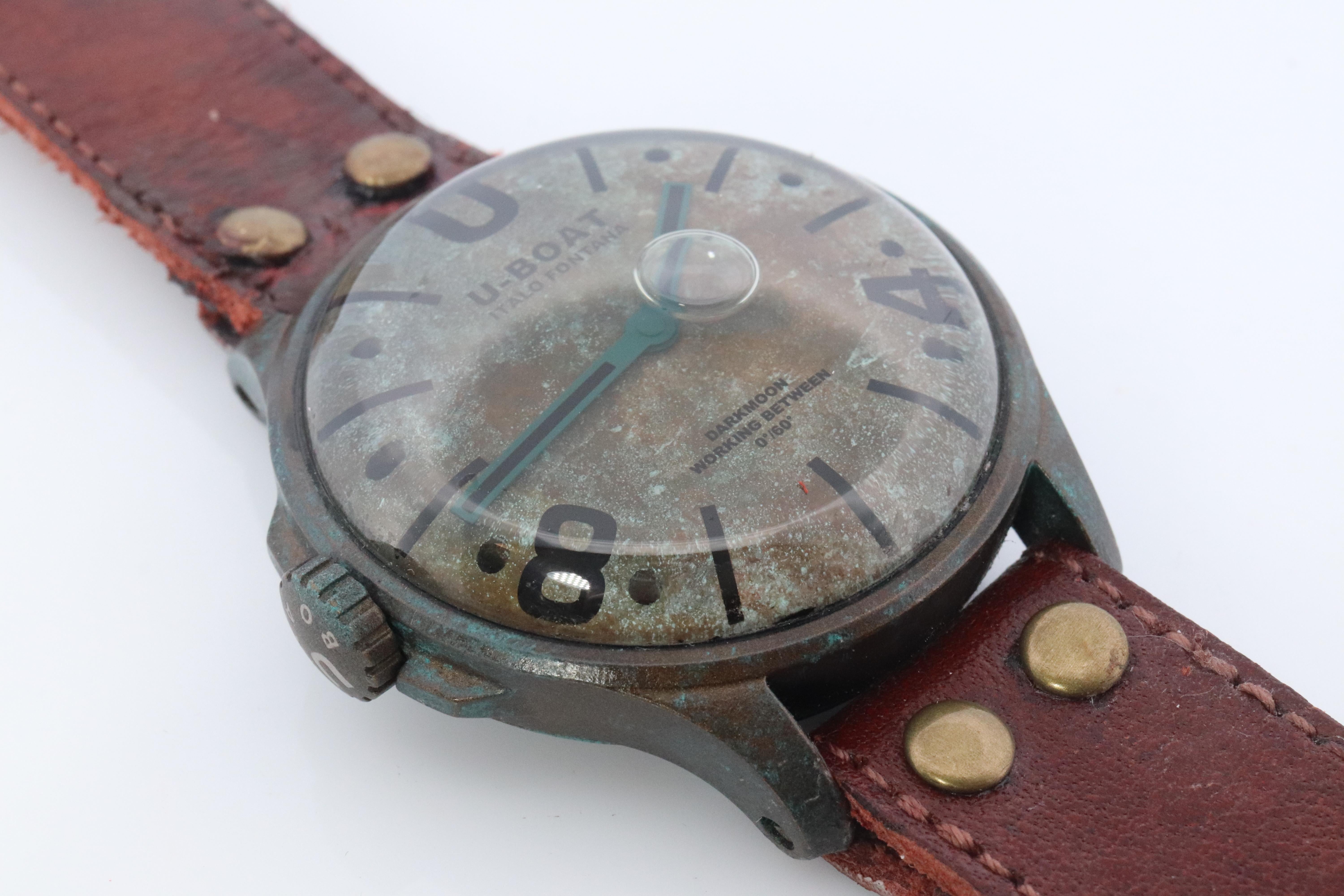UBOAT Mens Watch. U-Boat Capsoil Darkmoon Unico. Italo Fontana PREOWNED! For Sale 4