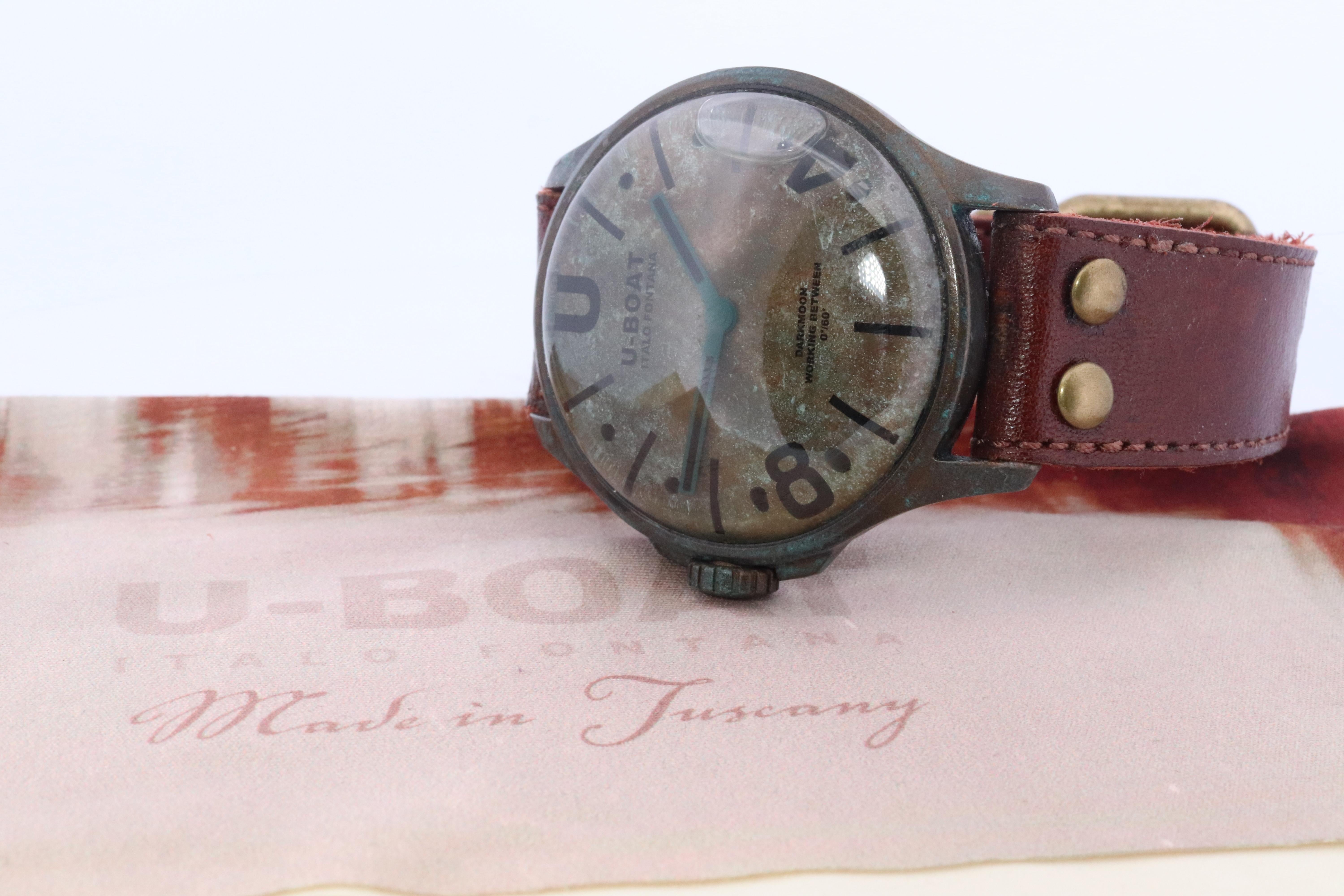 UBOAT Mens Watch. U-Boat Capsoil Darkmoon Unico. Italo Fontana PREOWNED! For Sale 5