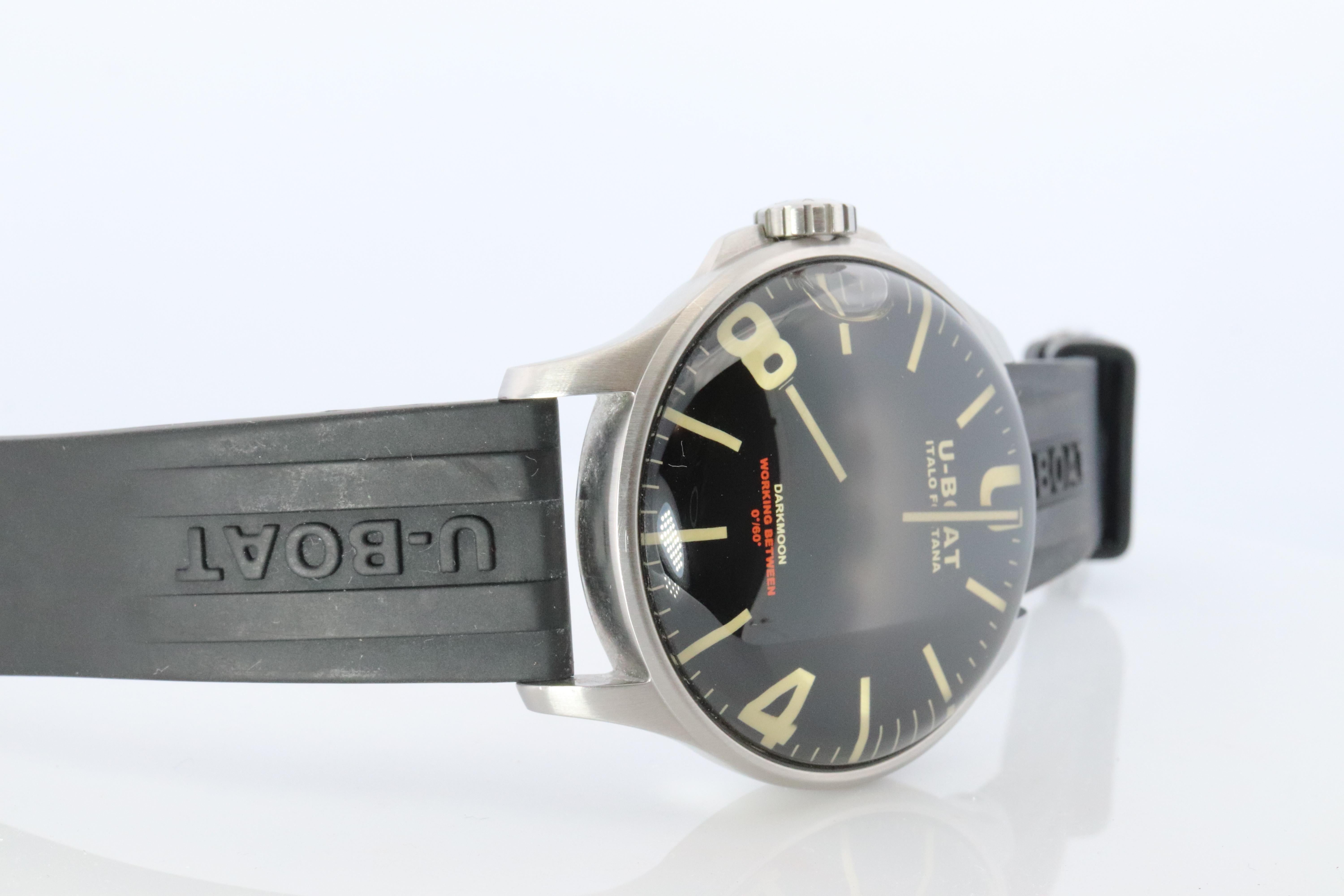 Montre UBOAT pour hommes. U-Boat Darkmoon. Italo Fontana A COMMENCÉE ! Pour hommes en vente