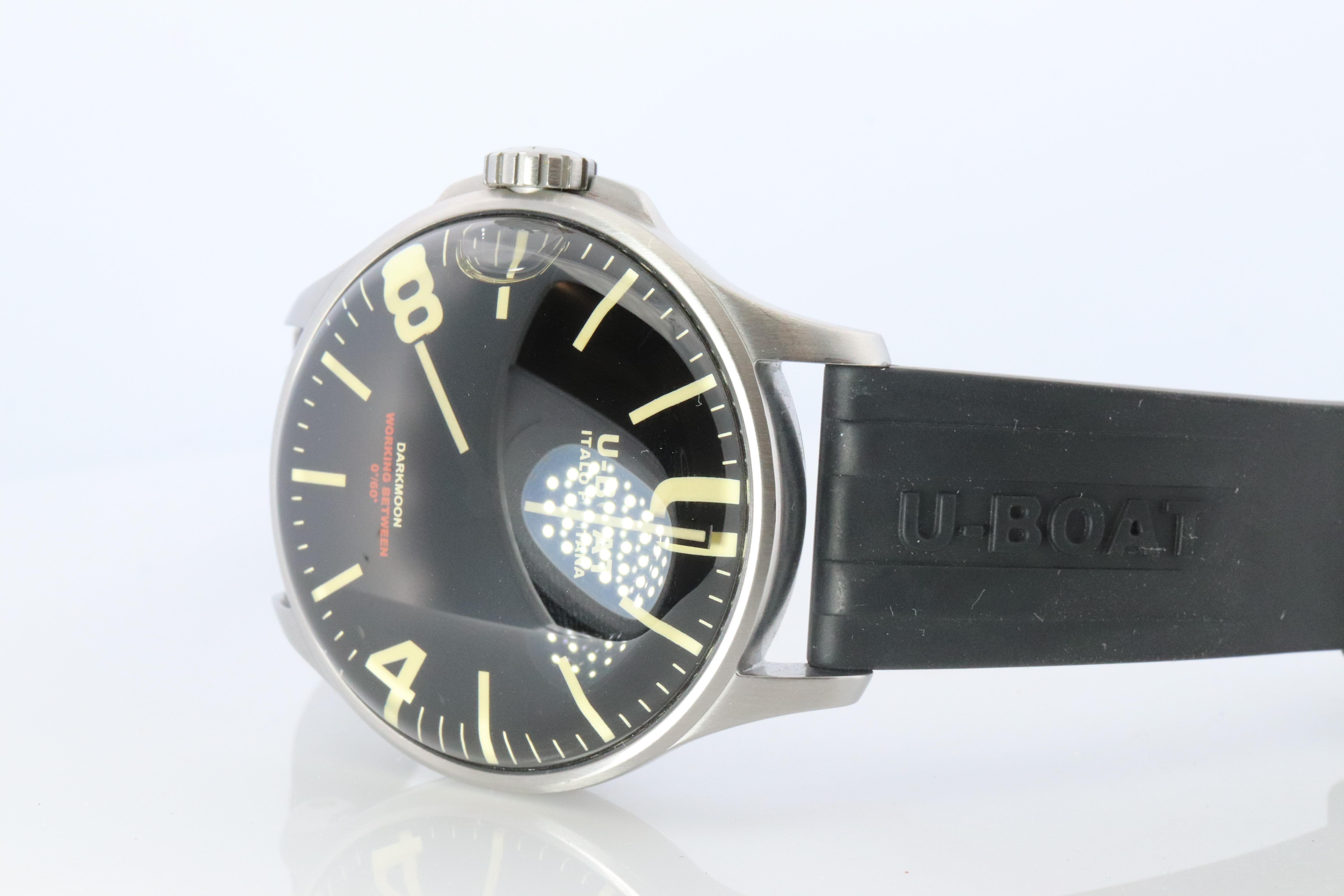Montre UBOAT pour hommes. U-Boat Darkmoon. Italo Fontana A COMMENCÉE ! en vente 1