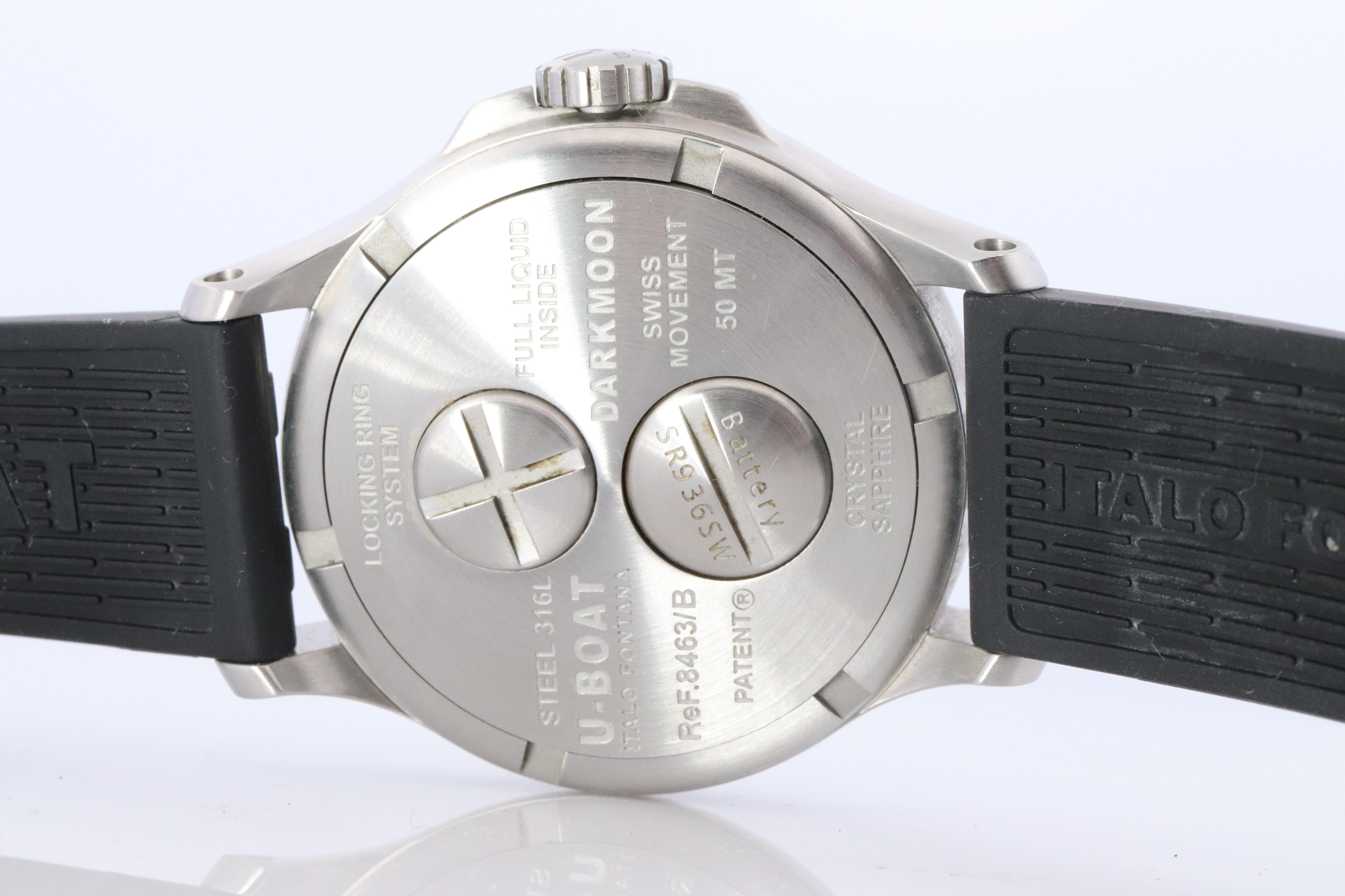 Montre UBOAT pour hommes. U-Boat Darkmoon. Italo Fontana A COMMENCÉE ! en vente 4