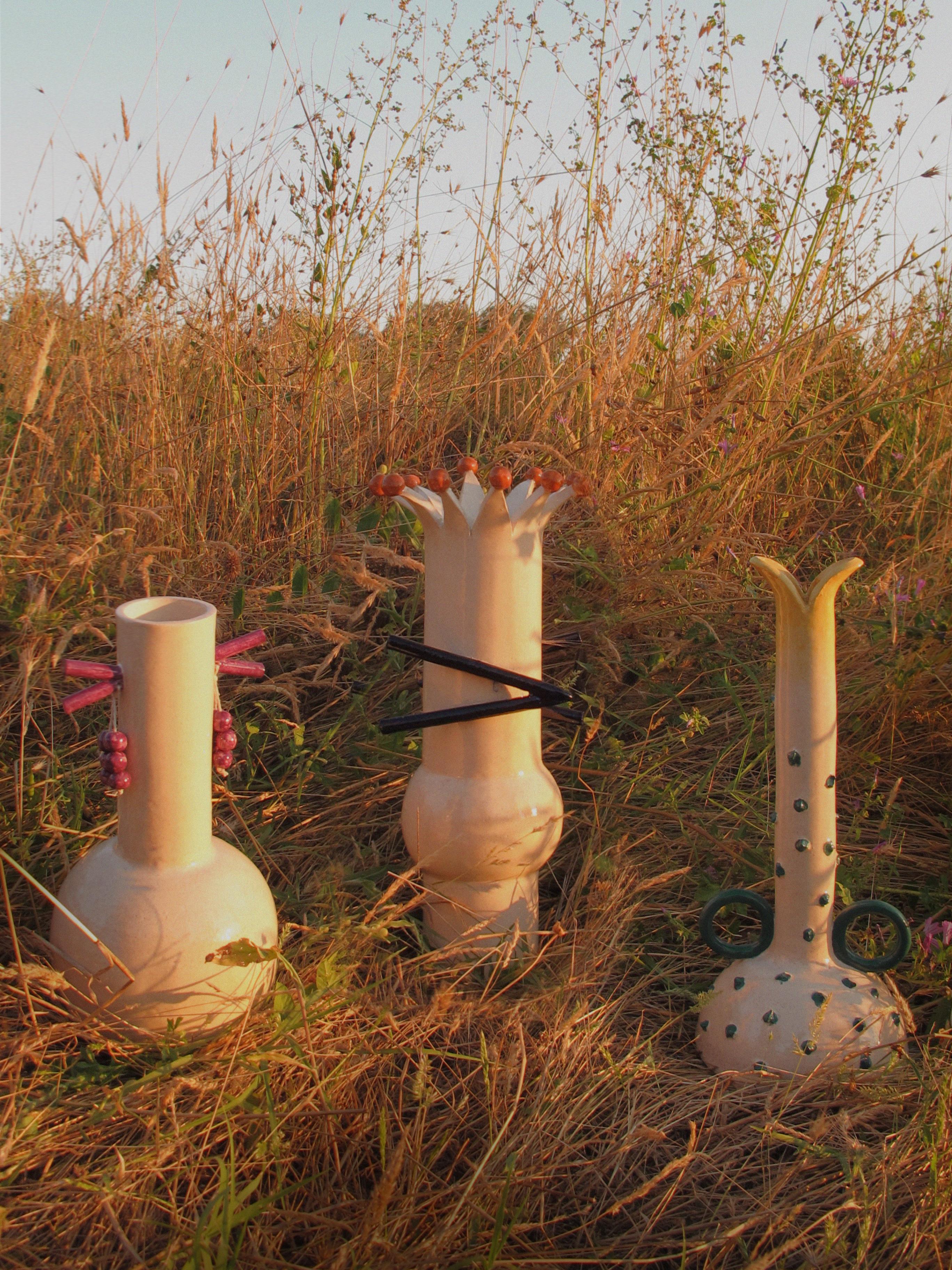 Uccellacci – Vase 1/3 (Handgefertigt) im Angebot