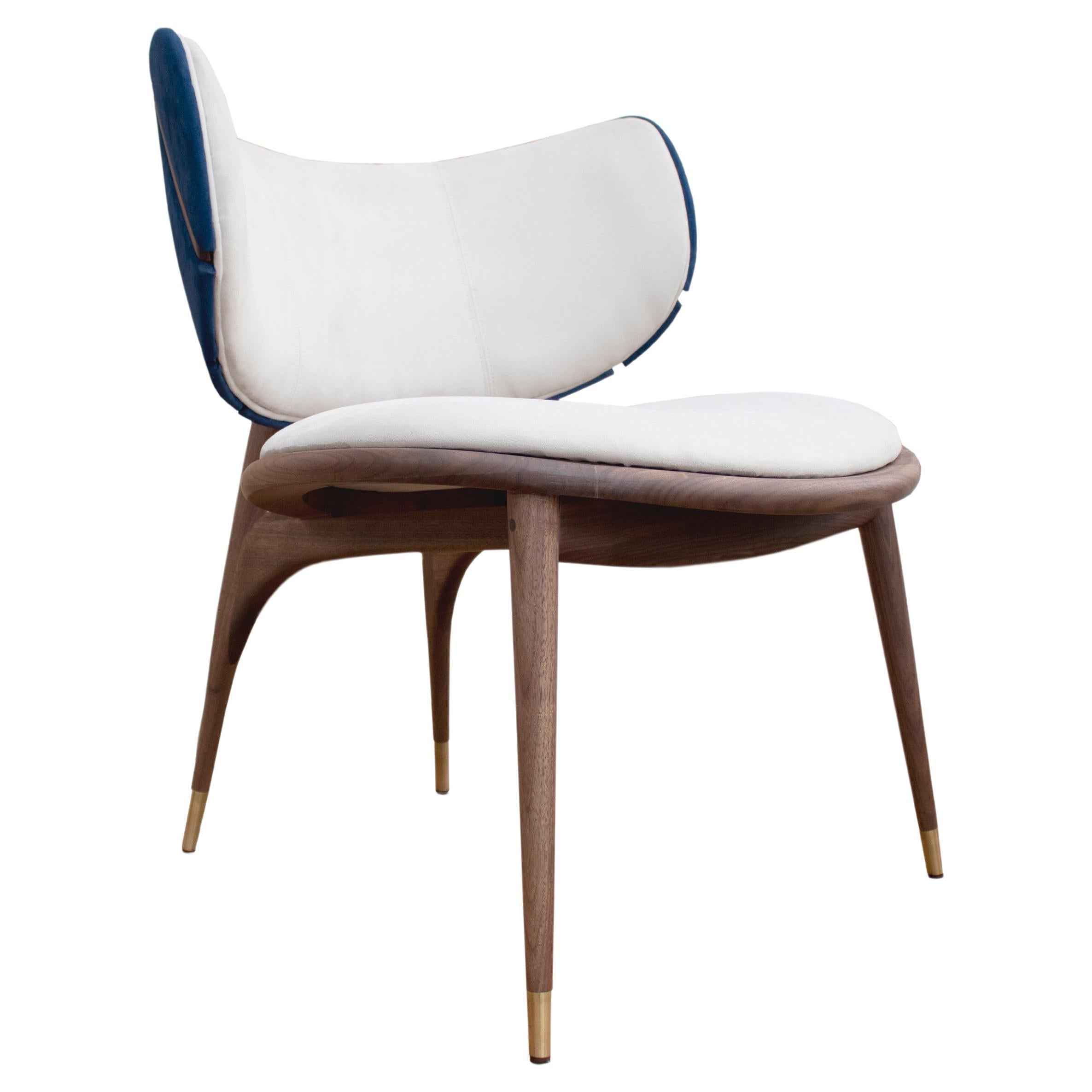 Uchiwa Armchair by Alma de Luce For Sale