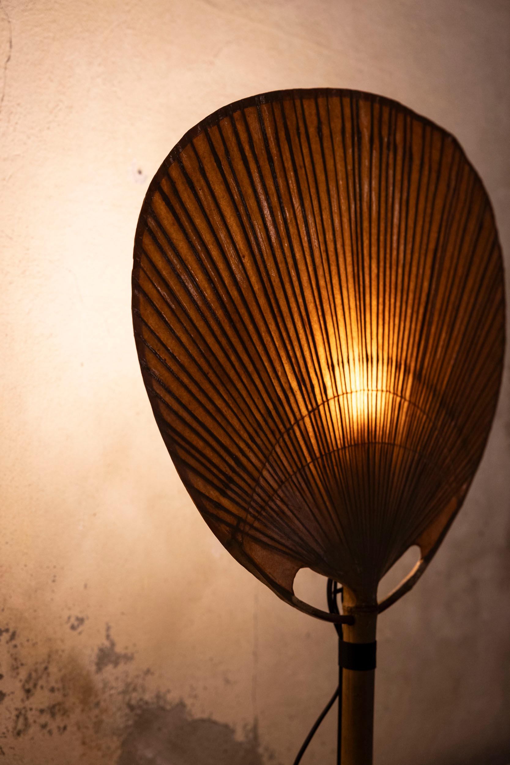 Uchiwa lamp designed by Ingo Maurer 1