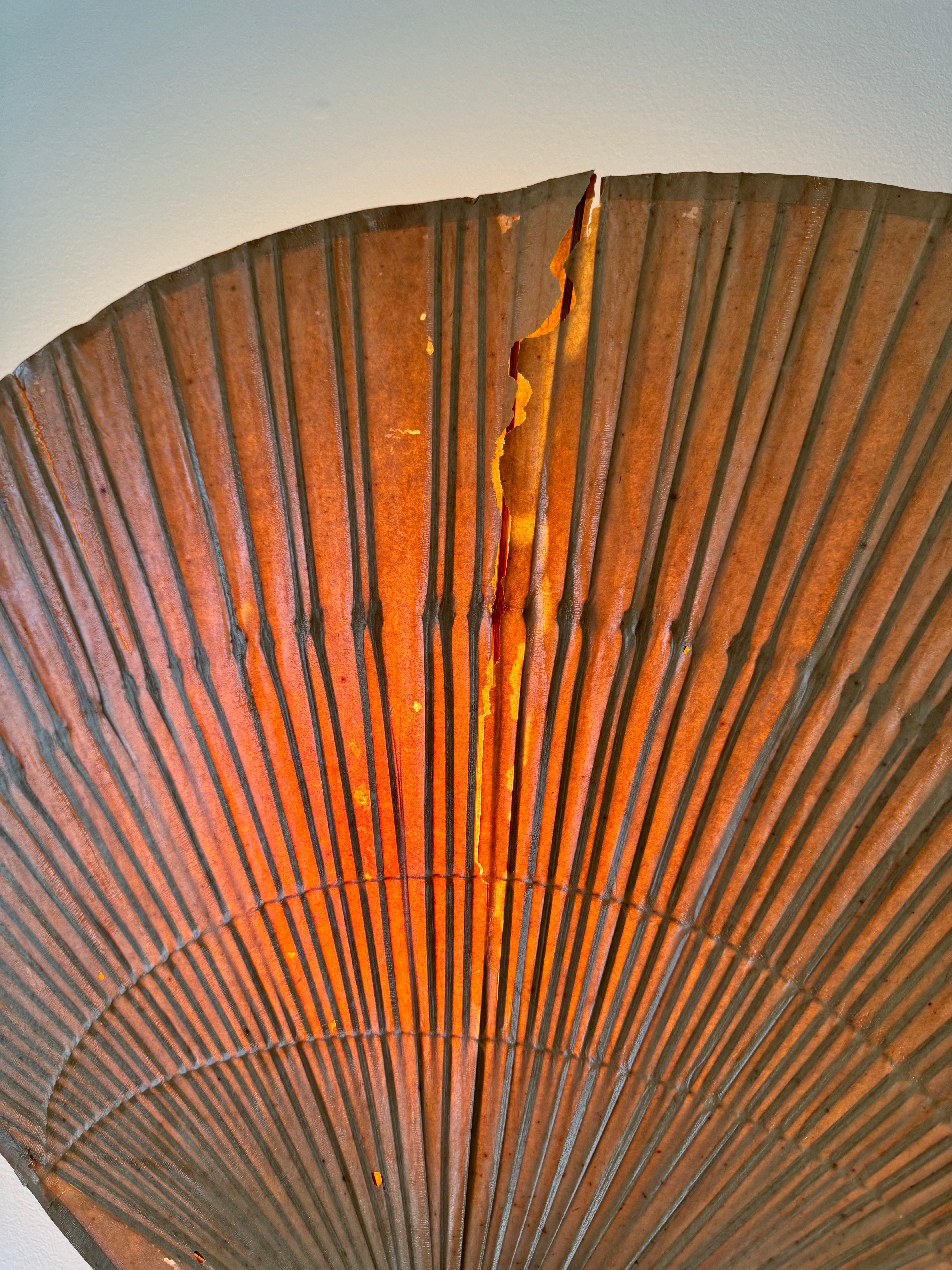 Lámpara de pared Uchiwa de Ingo Maurer Bambú en venta