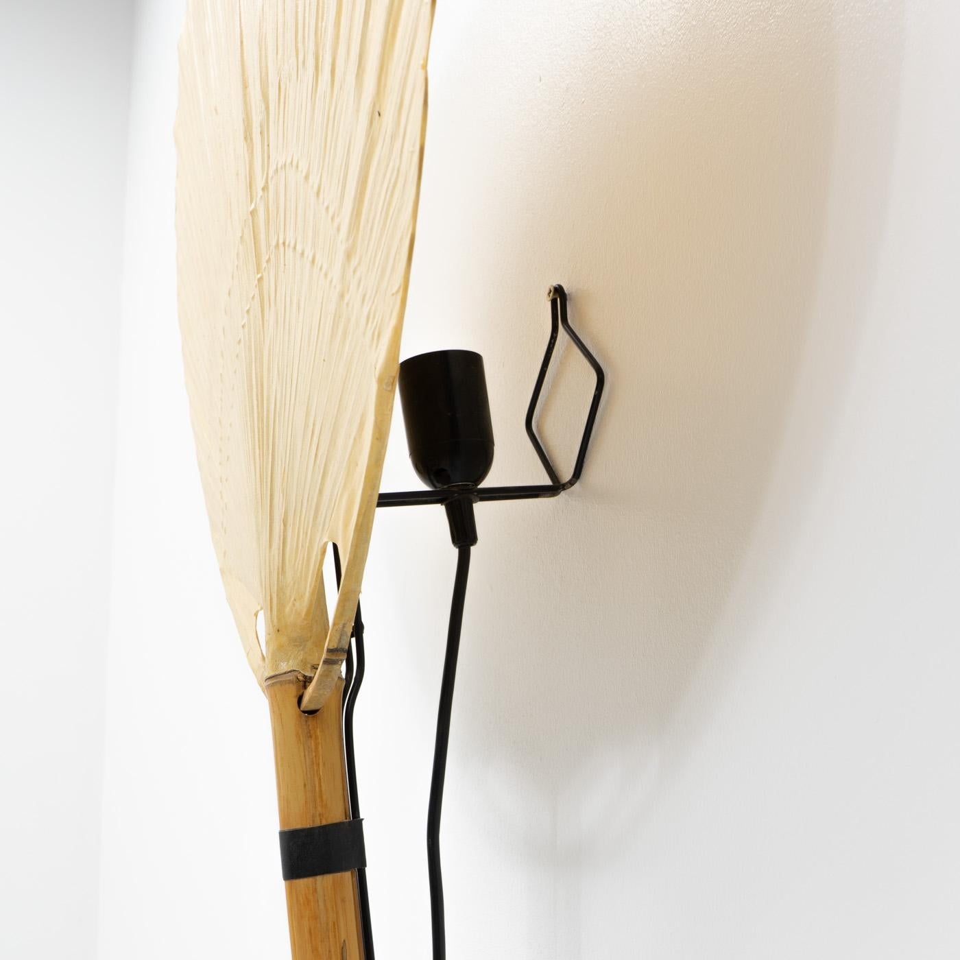 Bamboo Uchiwa Wall Lamp, Ingo Maurer for Design M, 1970s