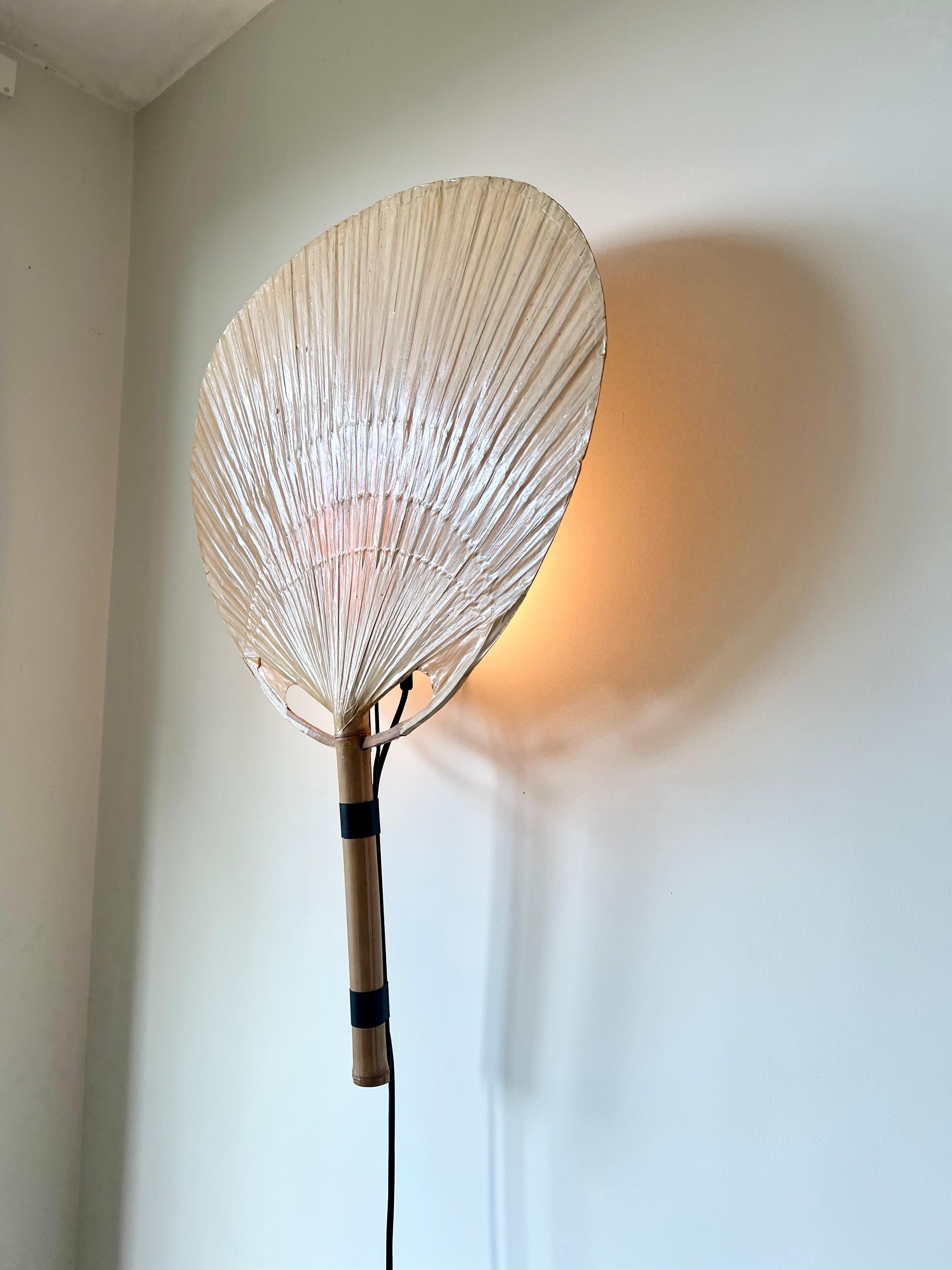 Uchiwa wall light by Ingo Maurer for M-Design, Germany 1970s For Sale 3