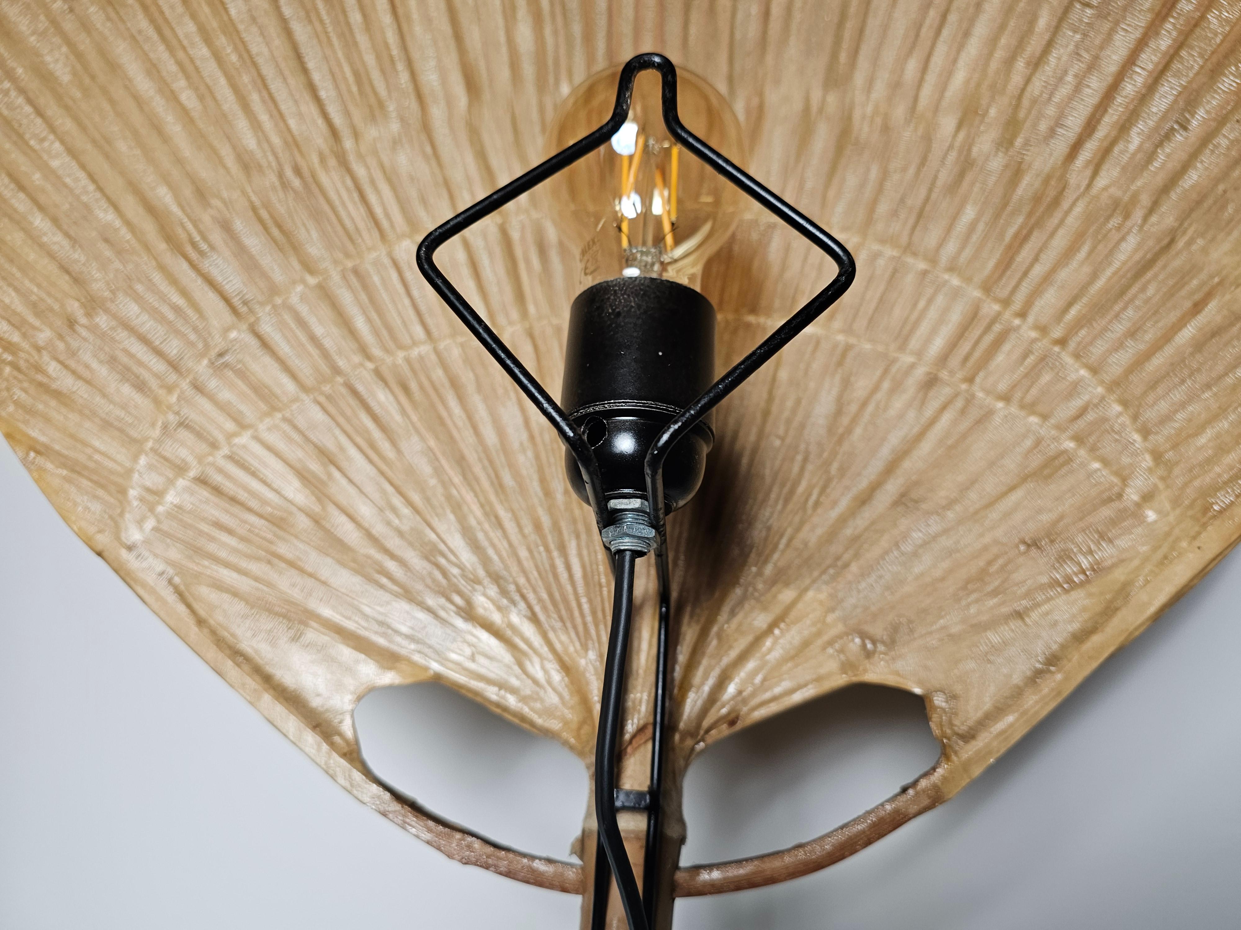 Uchiwa Wall Light by Ingo Maurer for M Design, Germany, 1970s 2