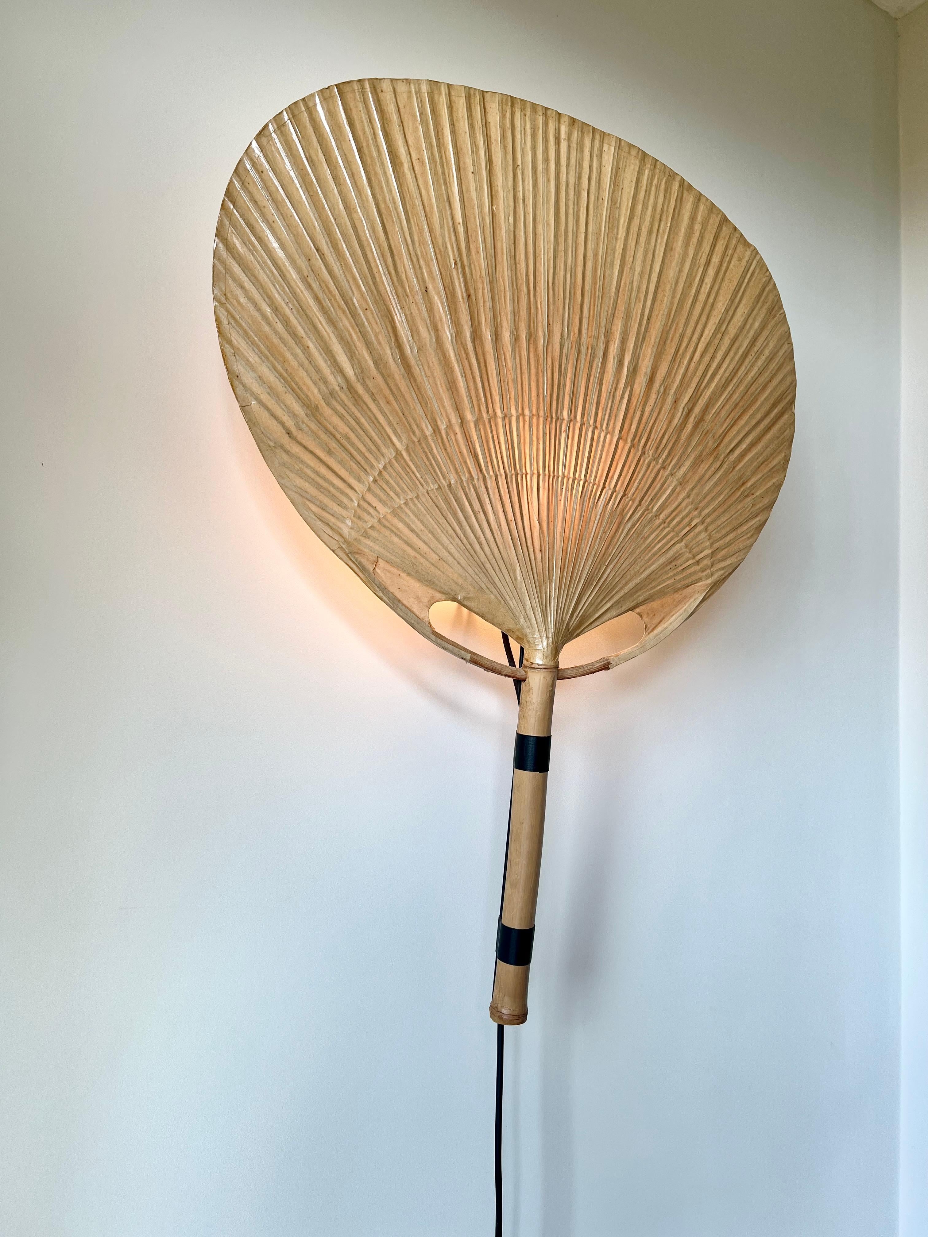 Uchiwa wall light by Ingo Maurer for M-Design, Germany 1970s For Sale 4