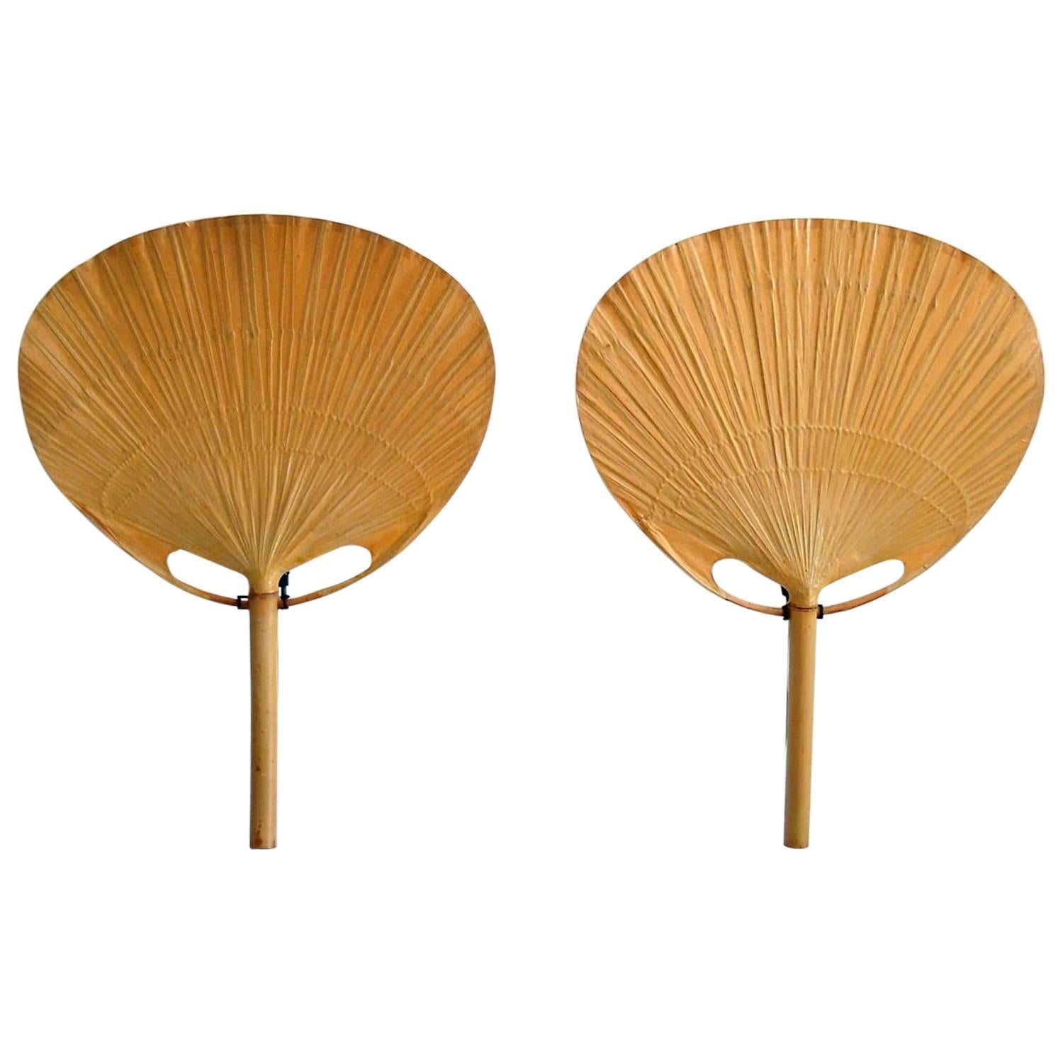 Uchiwa Wall Sconce by Ingo Maurer, 1973, Set of Two