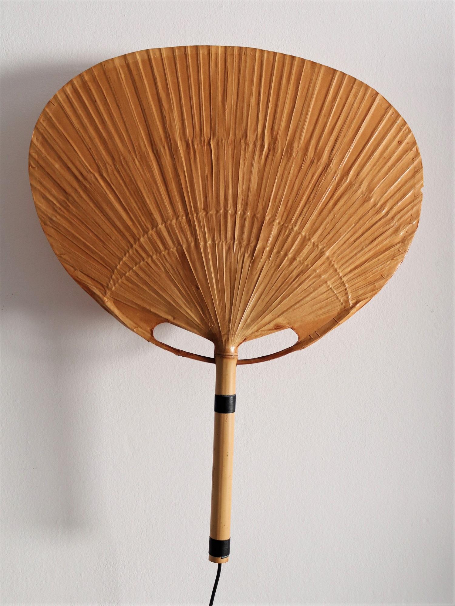 Uchiwa Wall Sconce by Ingo Maurer, Germany, 1973 6