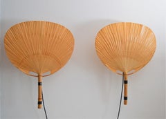 Uchiwa Wall Sconce by Ingo Maurer, Germany, 1973, Set of Two