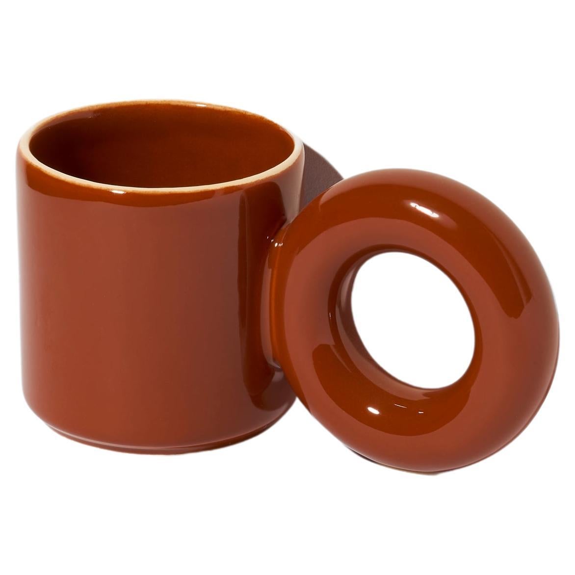 UCHO Mug / Choco brown by Malwina Konopacka For Sale